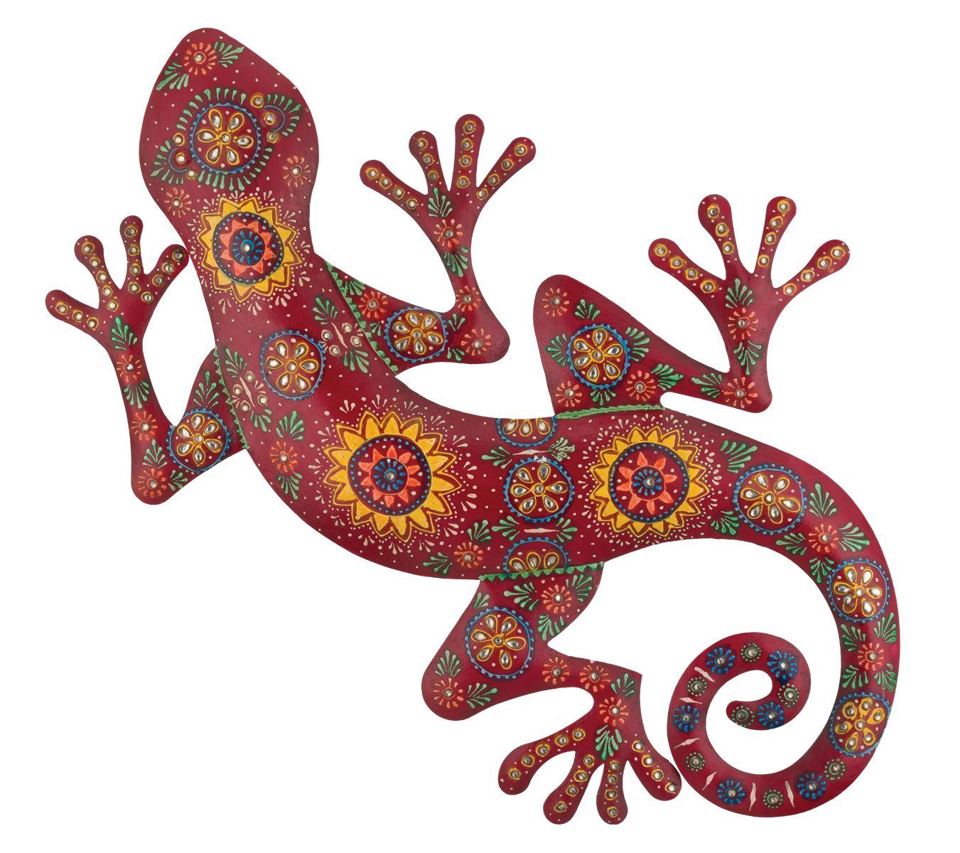 Regal Art & Gift Maha Gecko Wall Decor 24" - Red