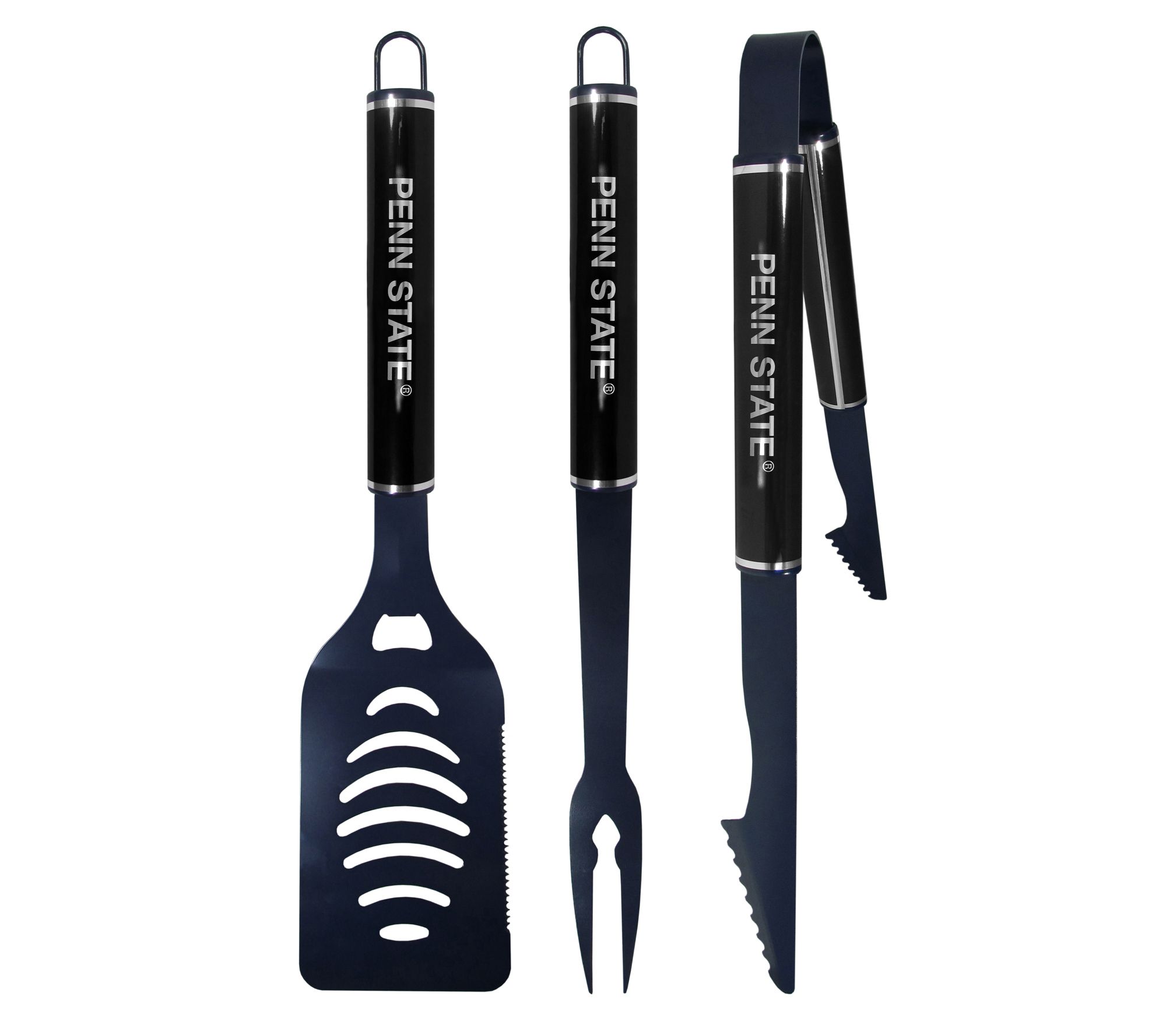 Siskiyou Sports College Black on Color BBQ Se t - 3pc