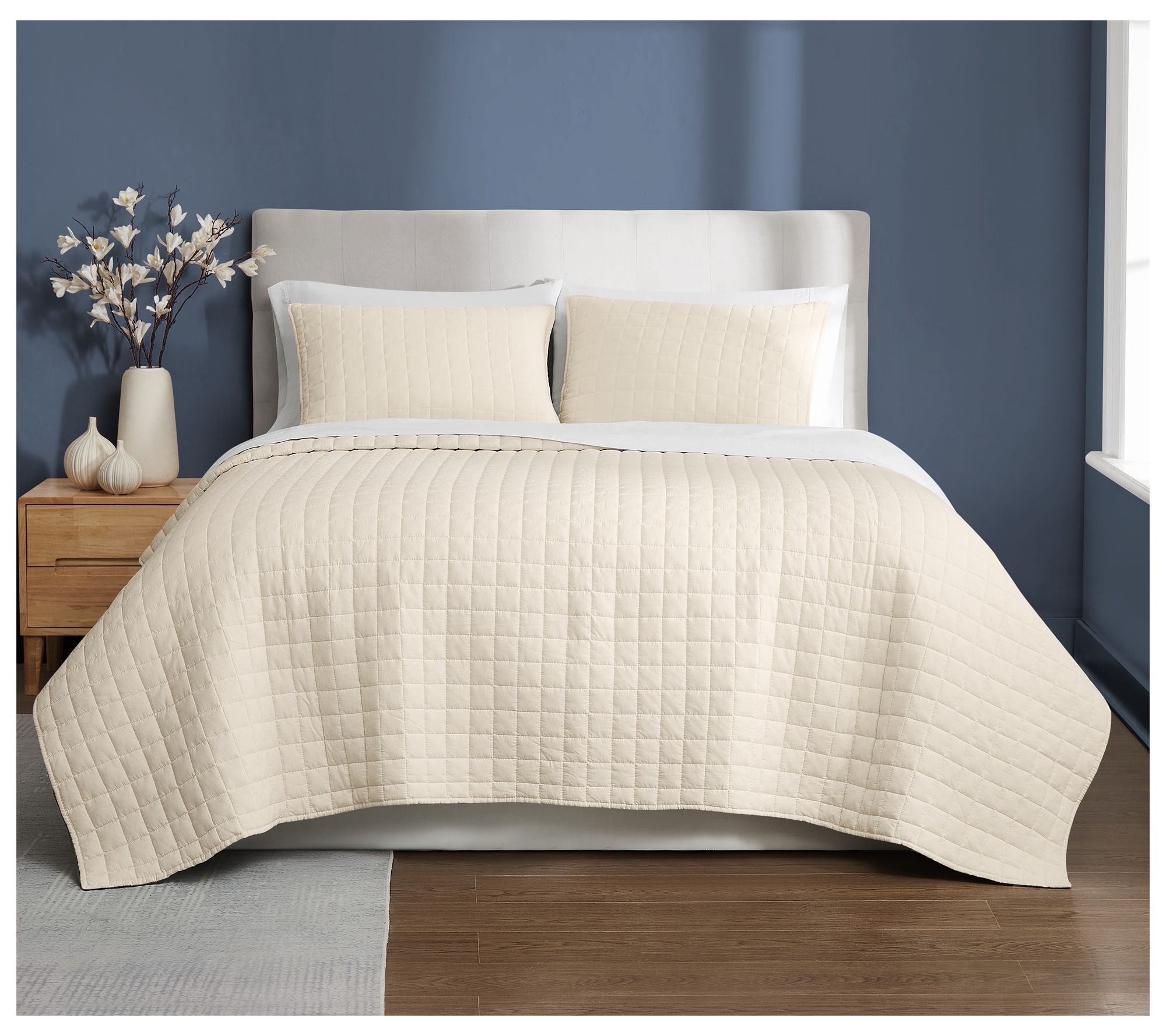 Brooklyn Loom Essential Cotton King 3-Piece Quilt Set