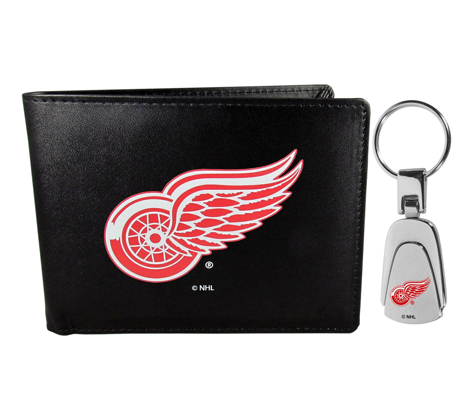 Siskiyou Sports NHL Bi-fold Wa llet & Steel Ke y Chain