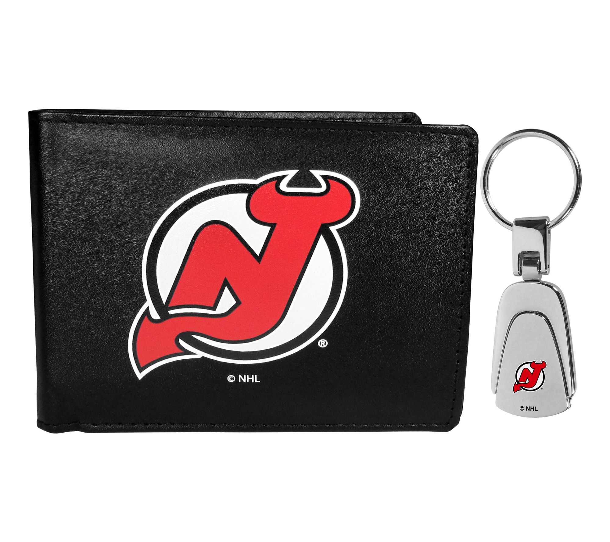 Siskiyou Sports NHL Bi-fold Wa llet & Steel Ke y Chain