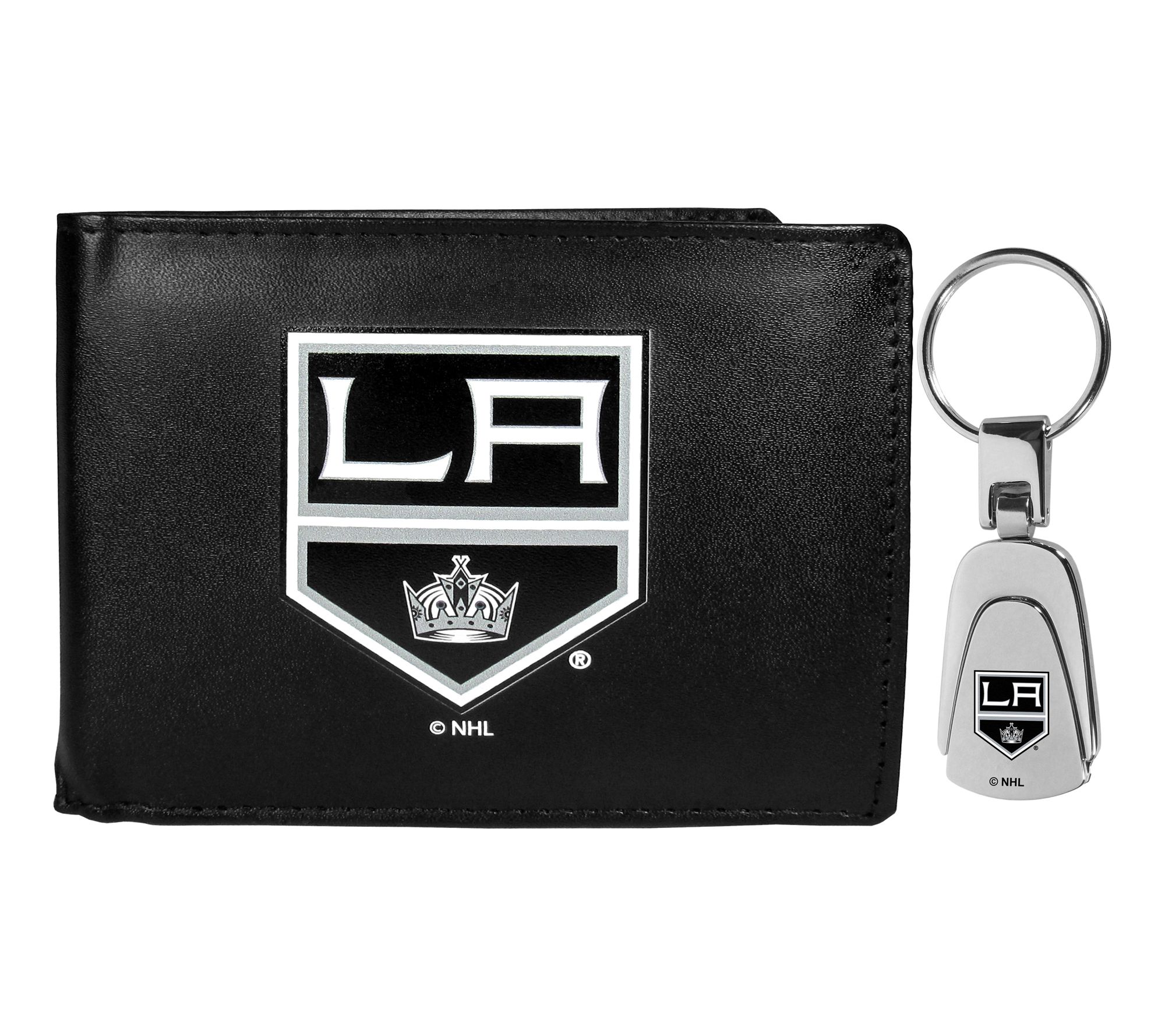 Siskiyou Sports NHL Bi-fold Wallet & Steel KeyChain