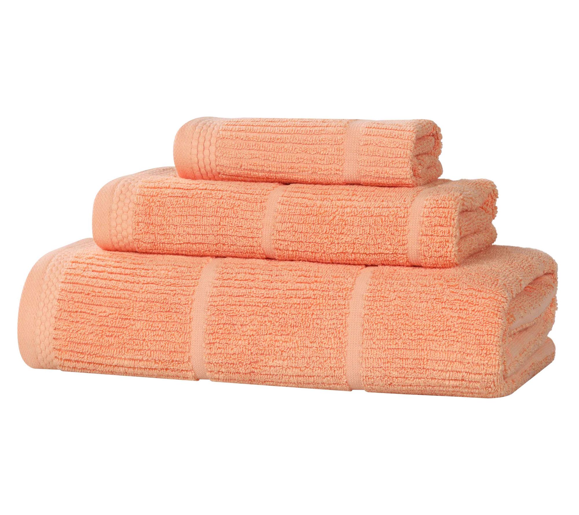 Superior Milo Cotton Blend Solid 3-Piece TowelSet