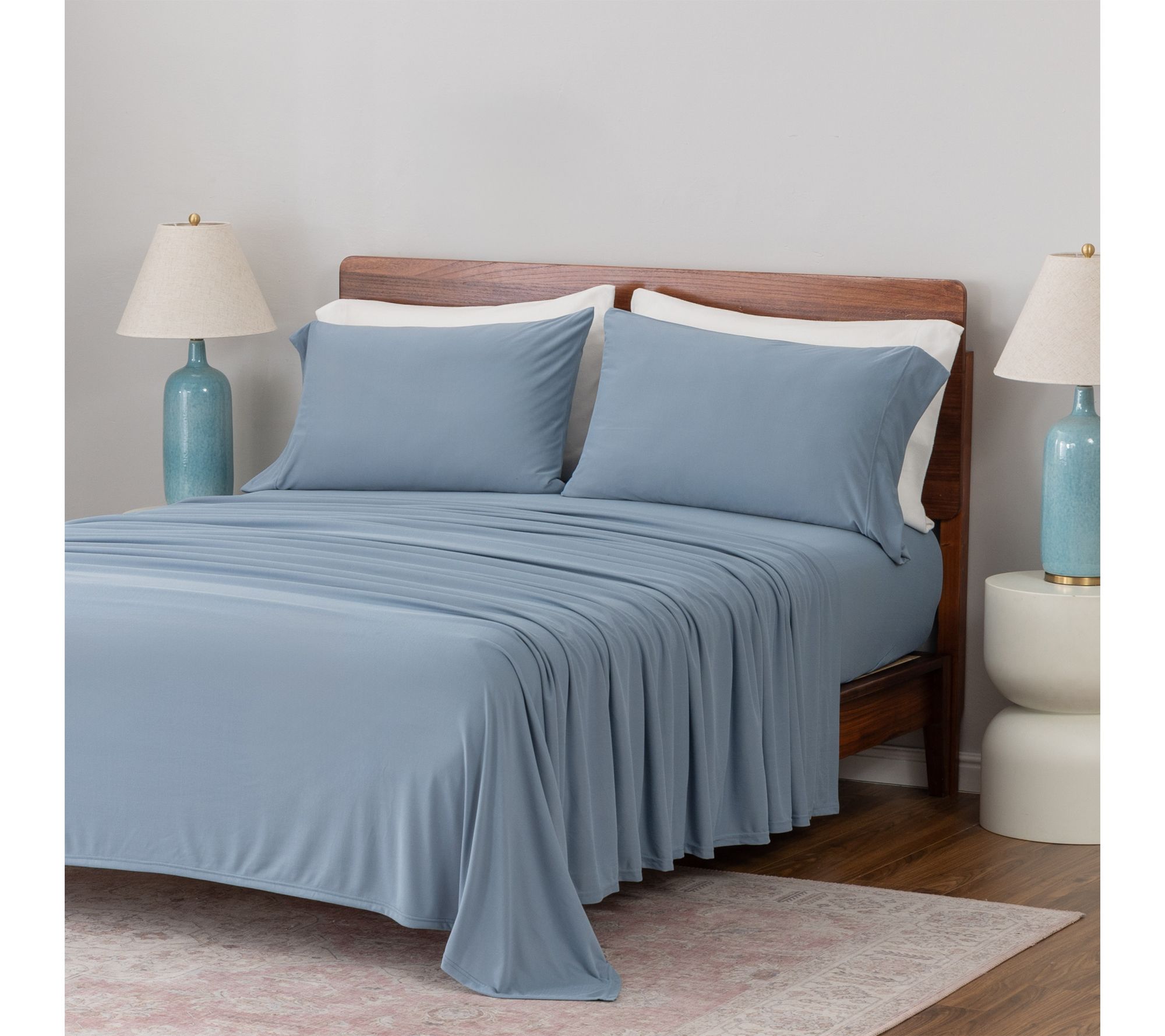  Berkshire Comfort_Knit 4-Piece Sheet Set