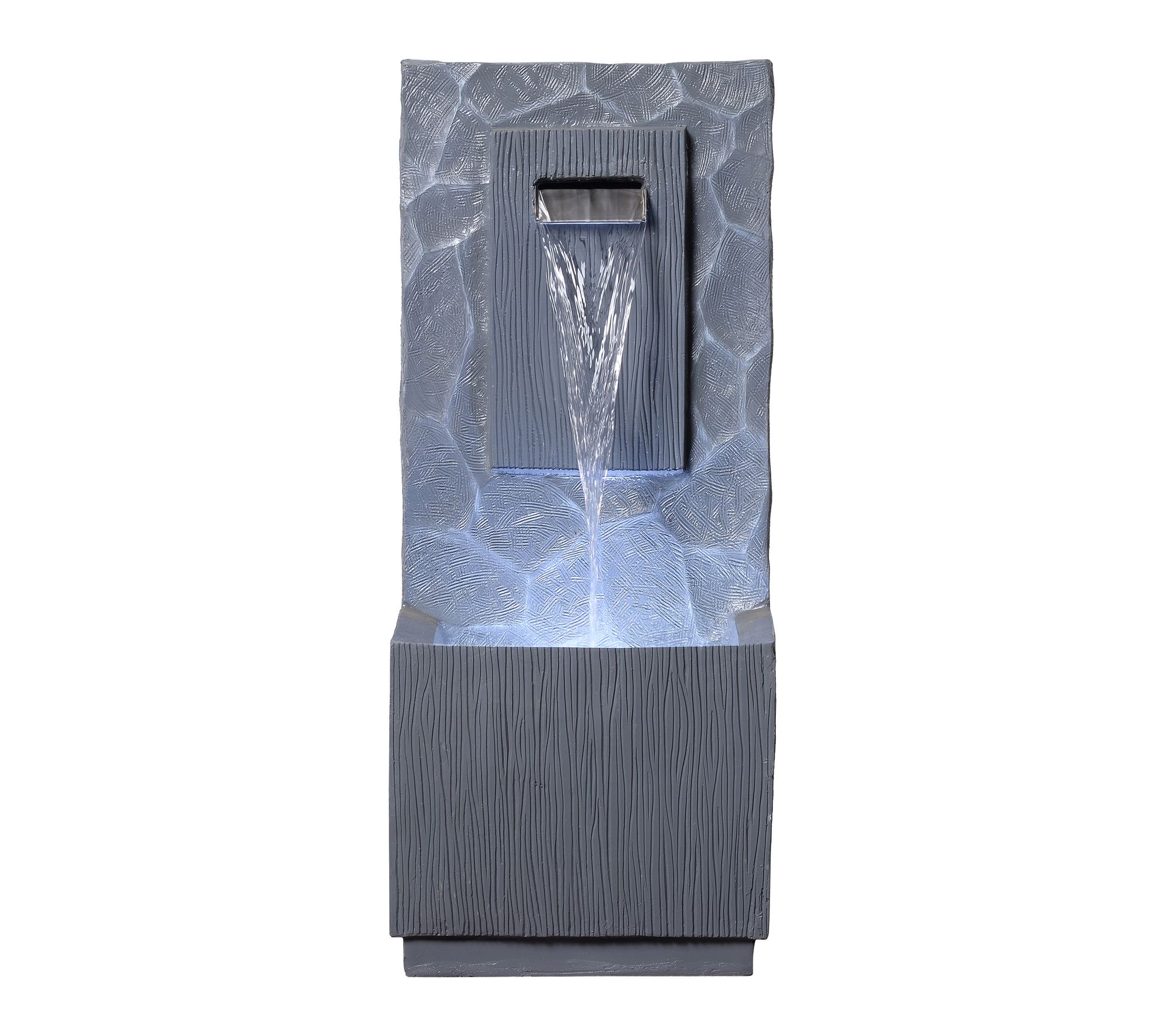 Teamson Home Outdoor 32" Spa Waterfall Fountain with Light