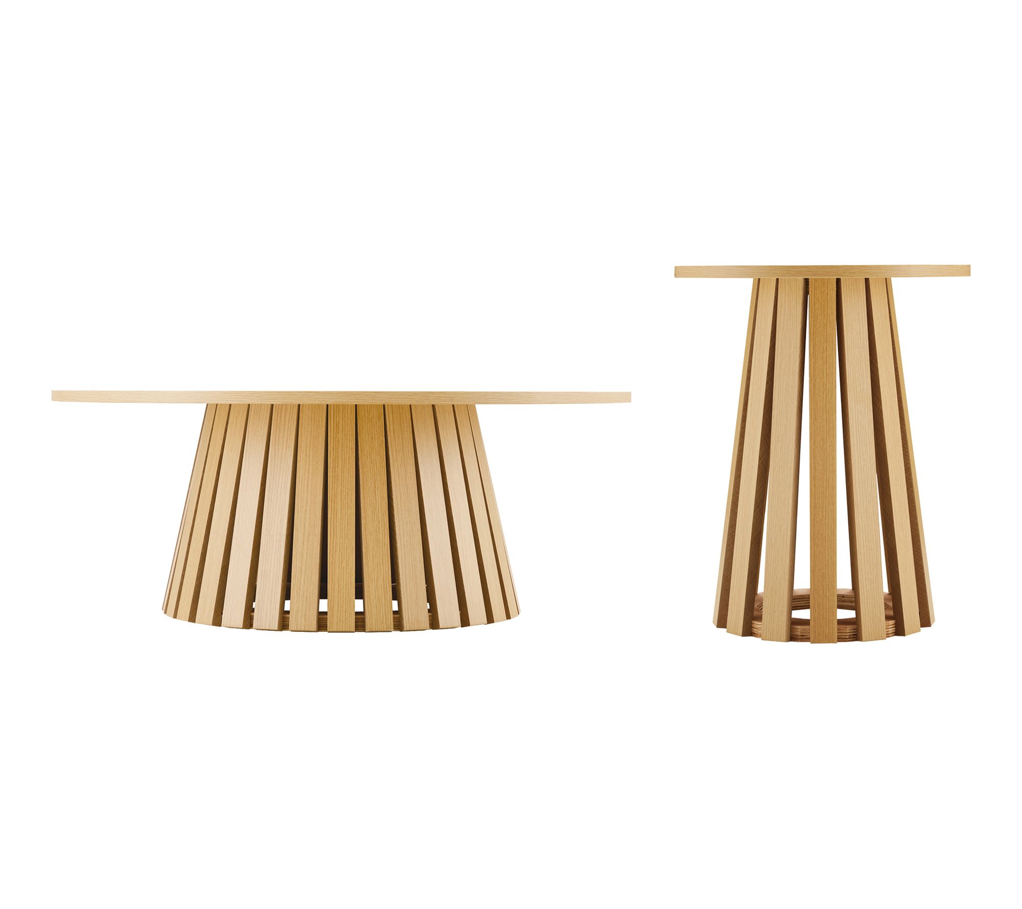 Manhattan Comfort Layla 2-Piece Coffee Table &End Table Set