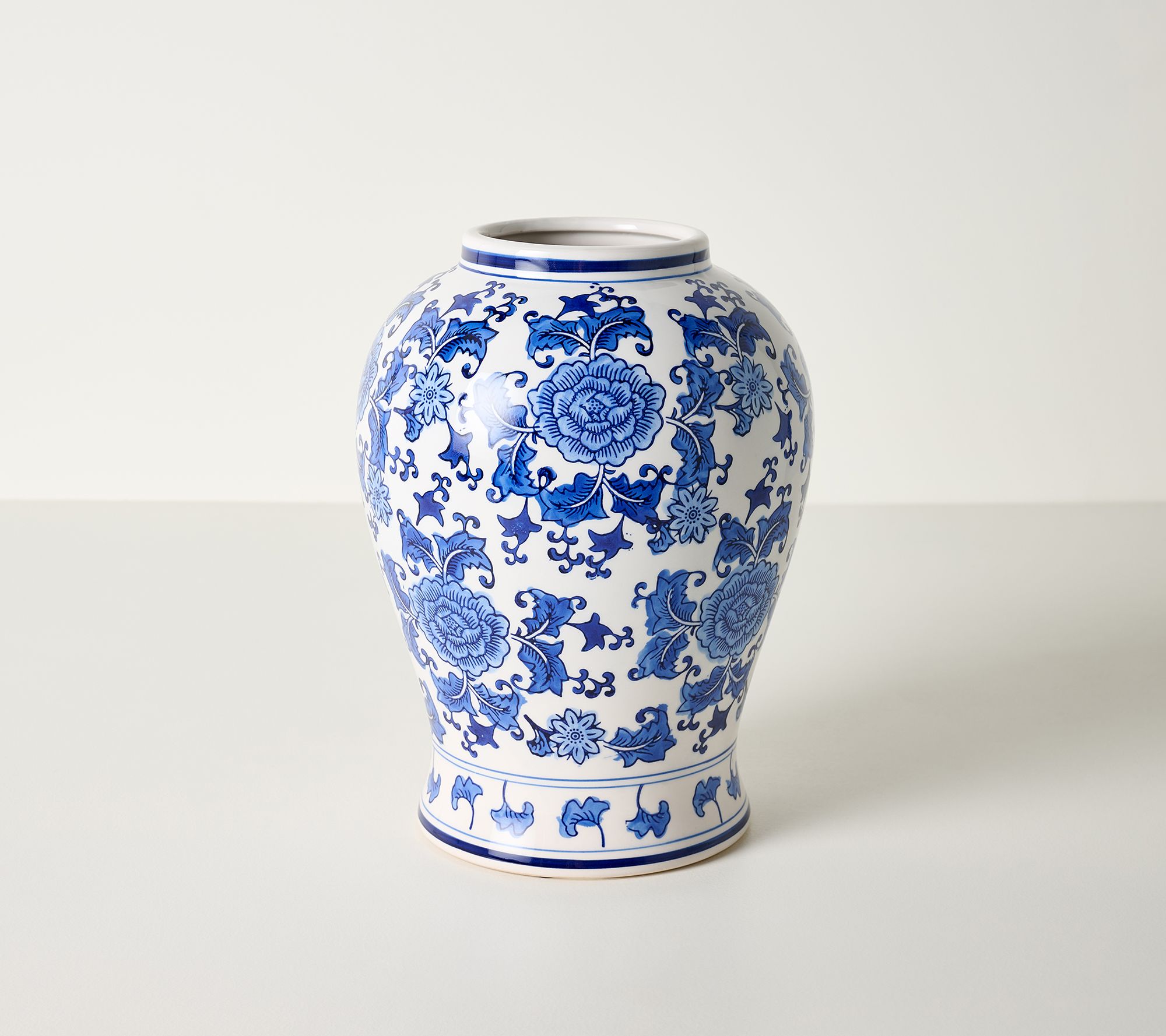 Hotel du Cobb by Dennis Basso 12.3" Chinoiserie Ceramic Vase