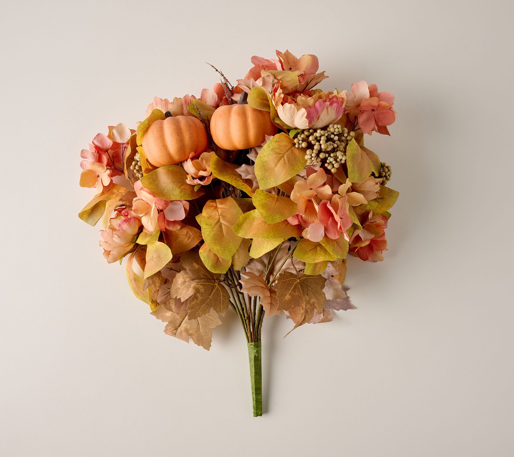 Home Reflections Hydrangea Pumpkin Urn Filler