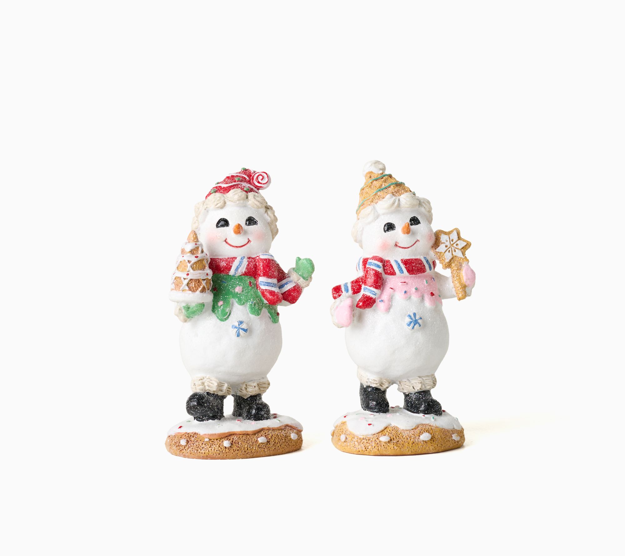 Set of 2 Snowmen with Sweet Treats by Valerie