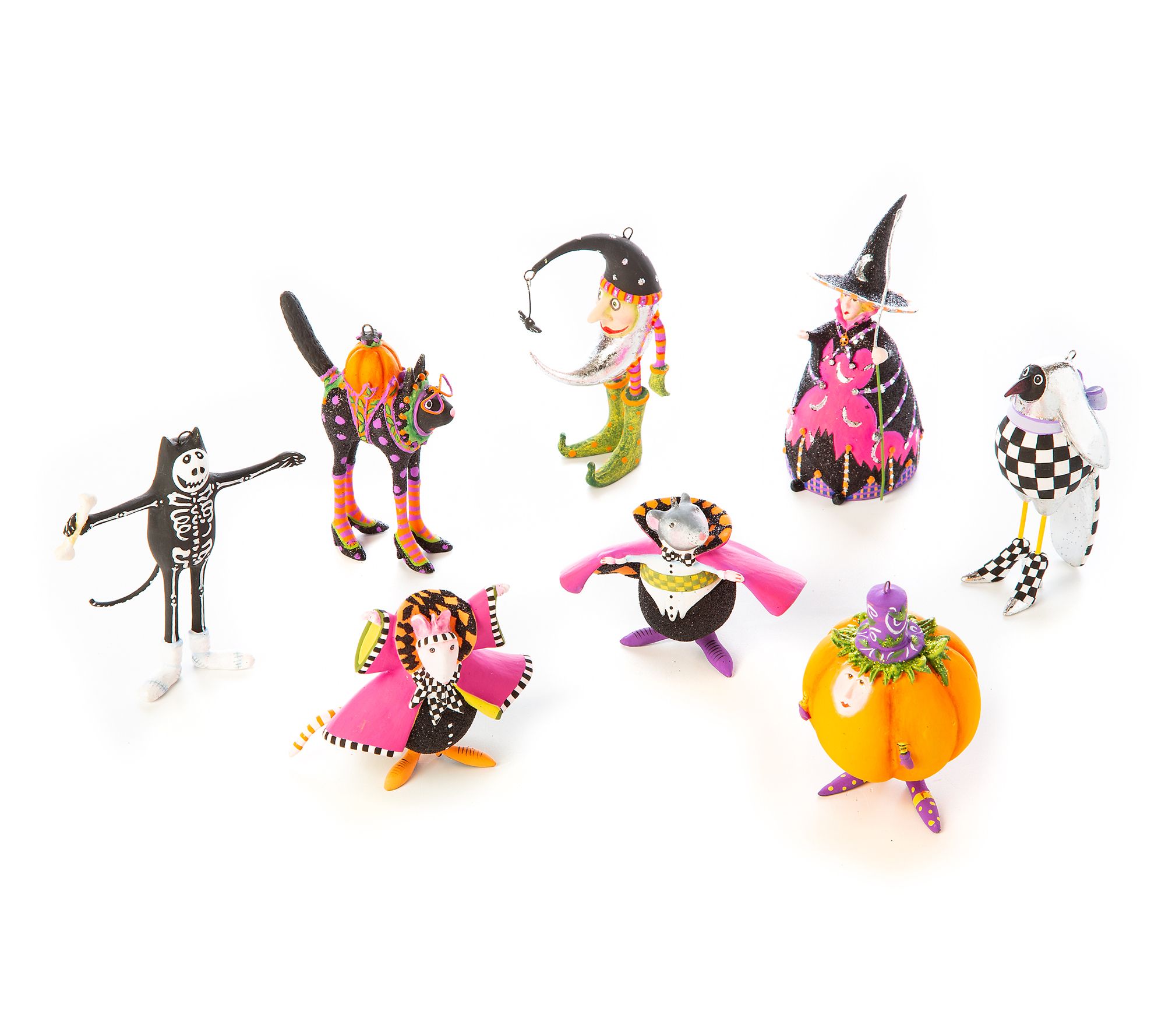  MacKenzie Childs Patience Brewster Spooky House Minis, Set of 8
