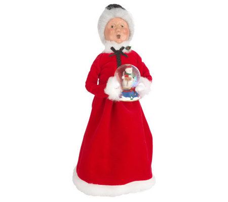 Byers' Choice Santa or Mrs. Claus Collectible Keepsake - QVC.com