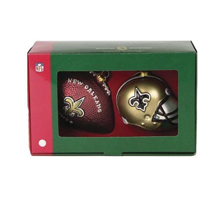 New Orleans Saints Helmet Ornament