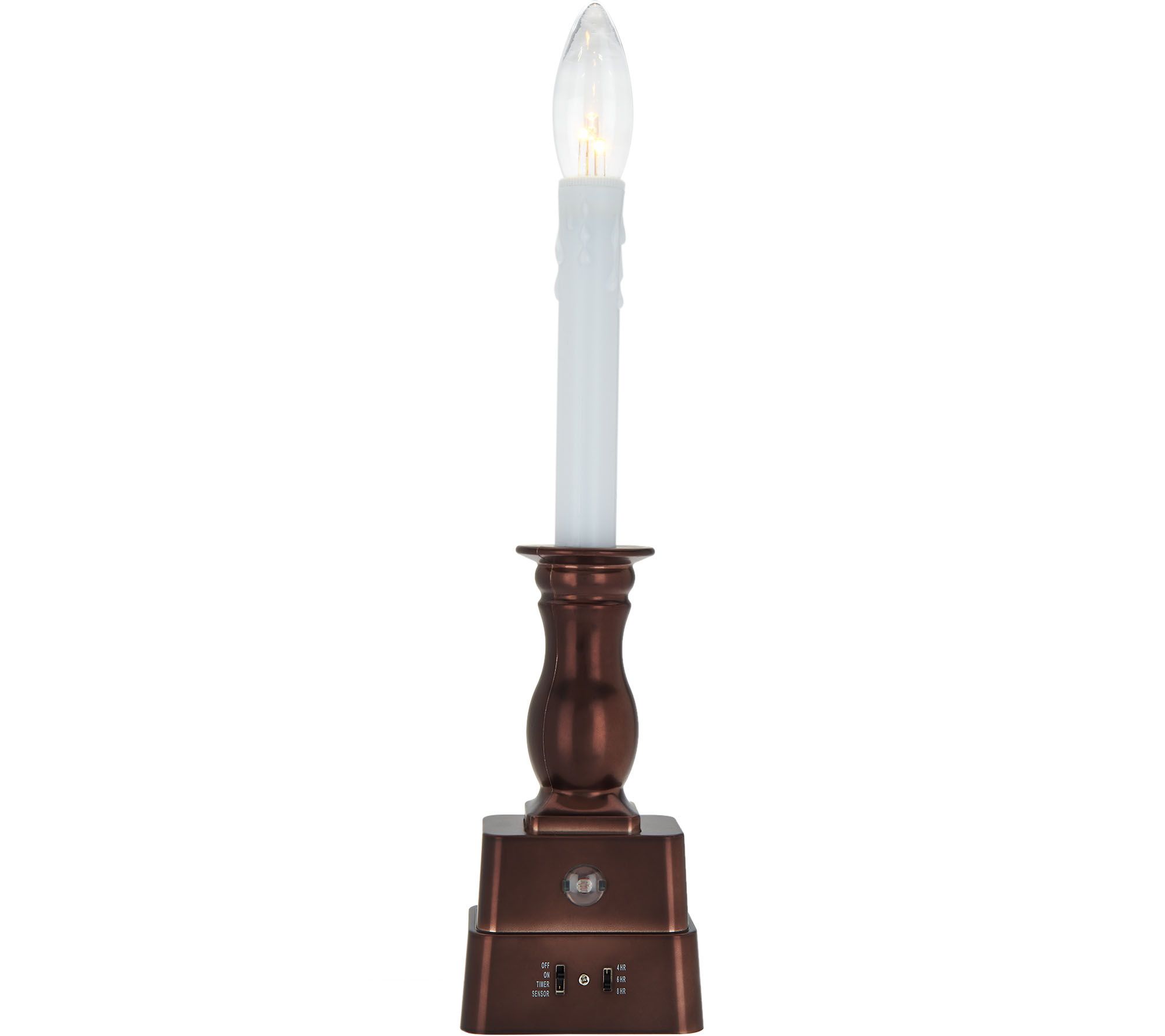 Bethlehem Lights Set of 4 Battery Op. Slim Base Window Candles