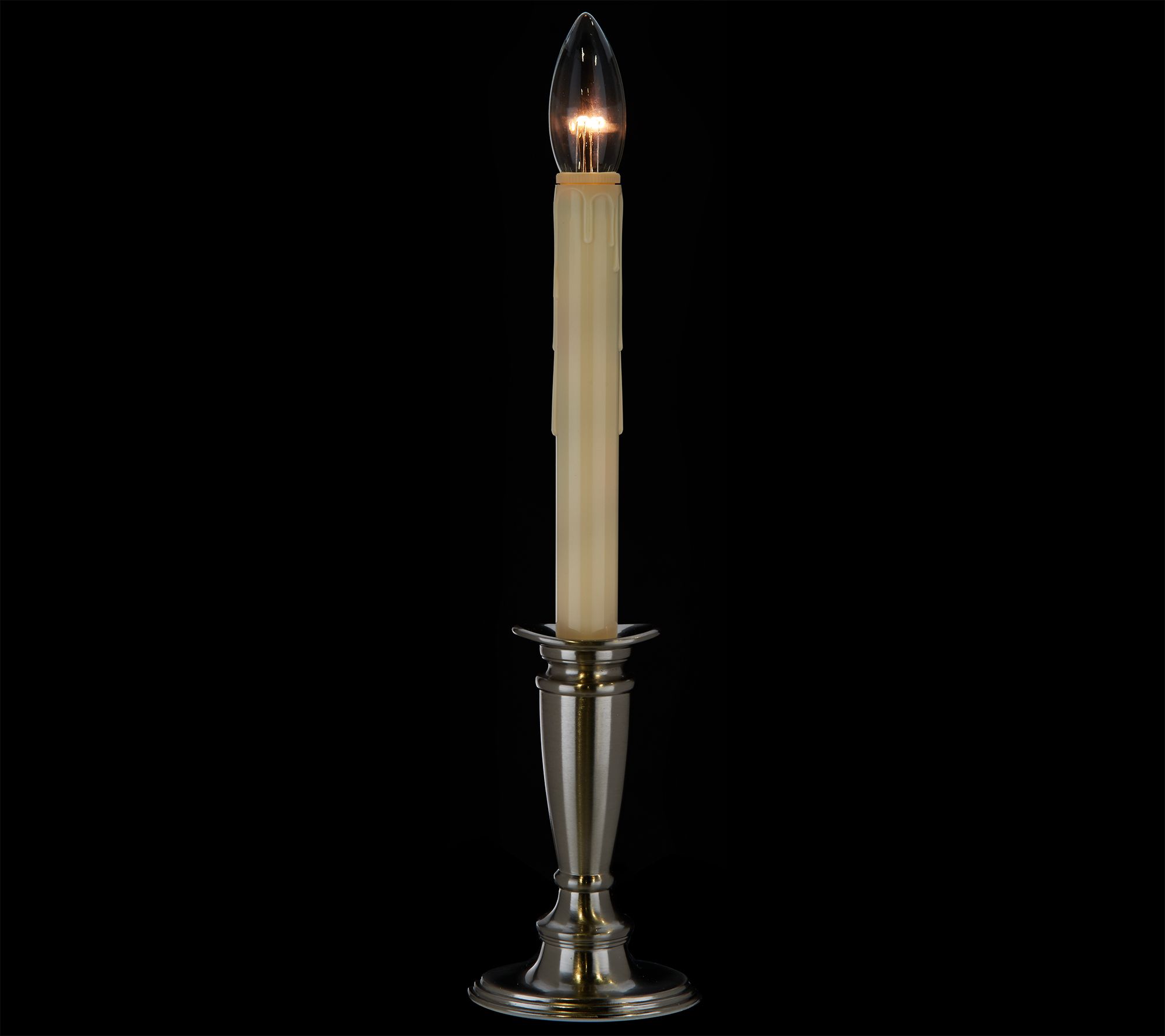 "As Is" Set of 4 Window Candles w/Timer by Valerie