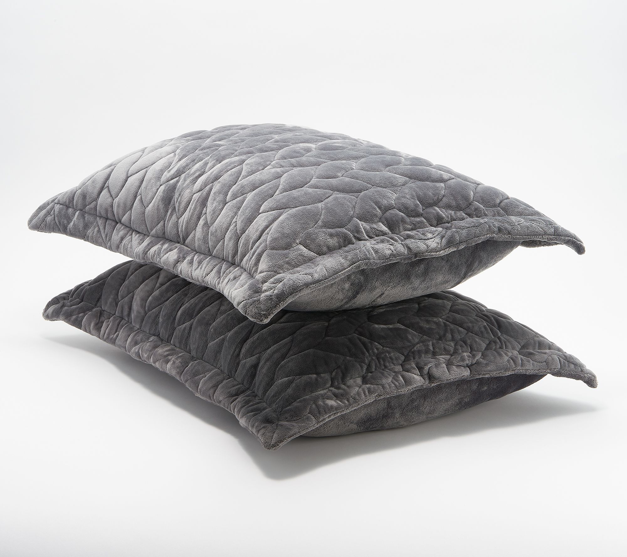 Berkshire Blanket Boho Braid Quilted Suedemink Standard Shams