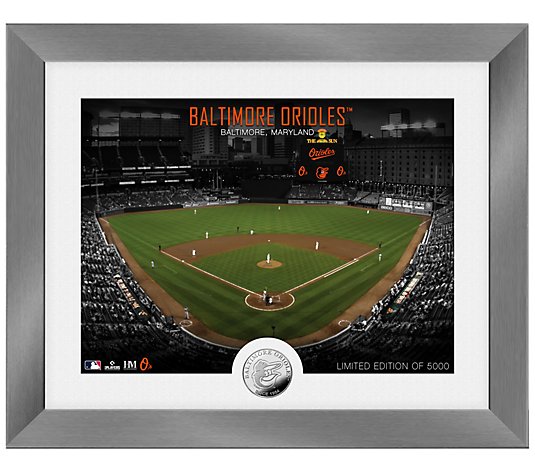 MLB Art Deco Stadium Photo Mint Frame