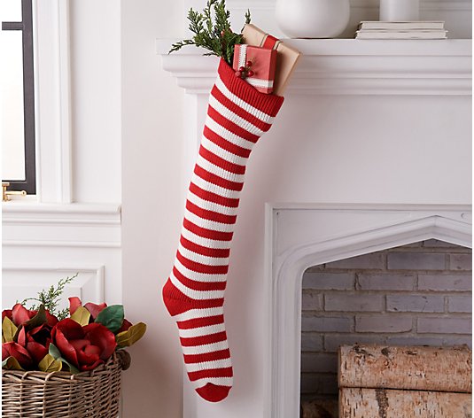 Ready to Ship - Holiday Hearth Self Striping Sock Set