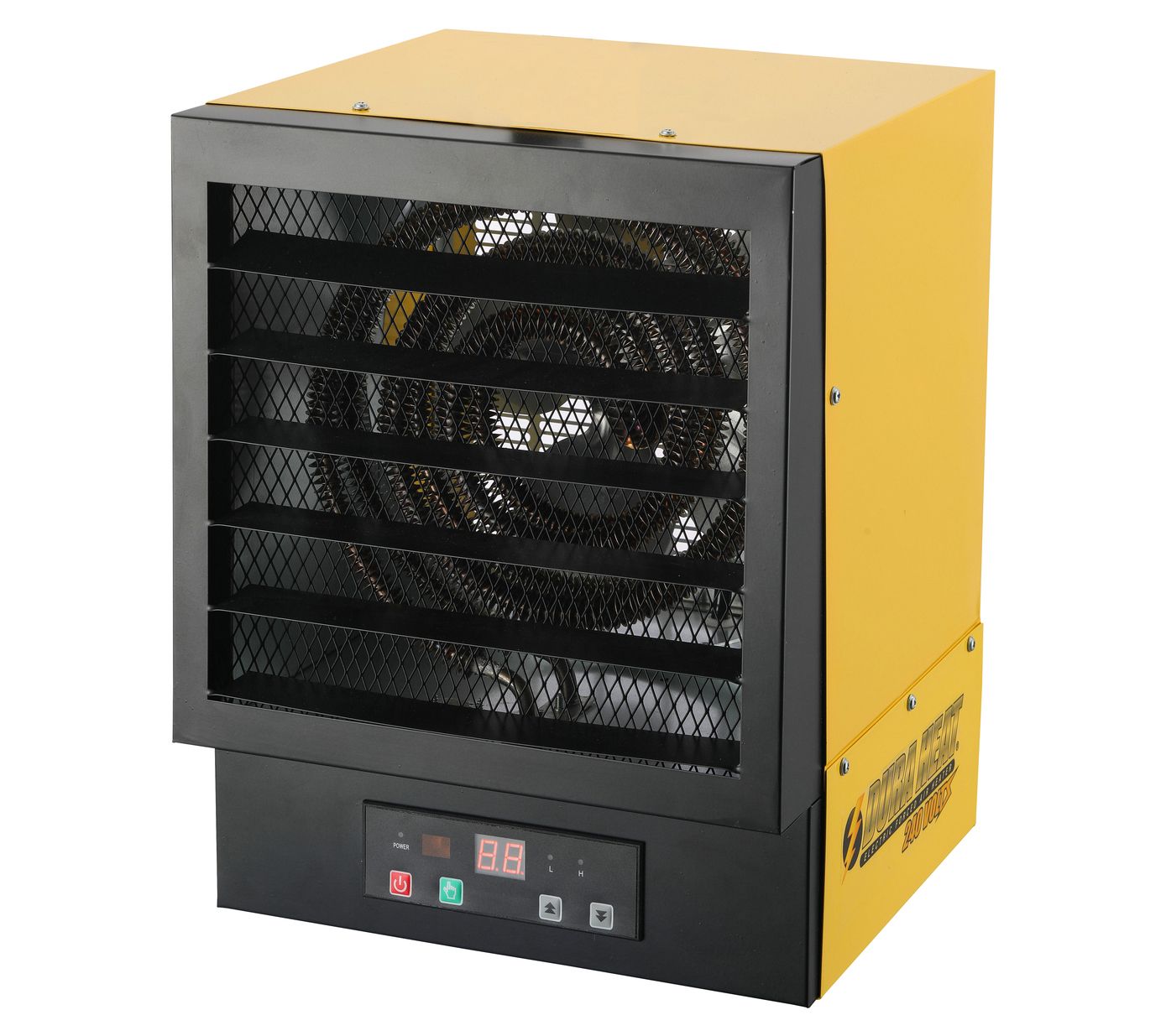 Electric forced air heater