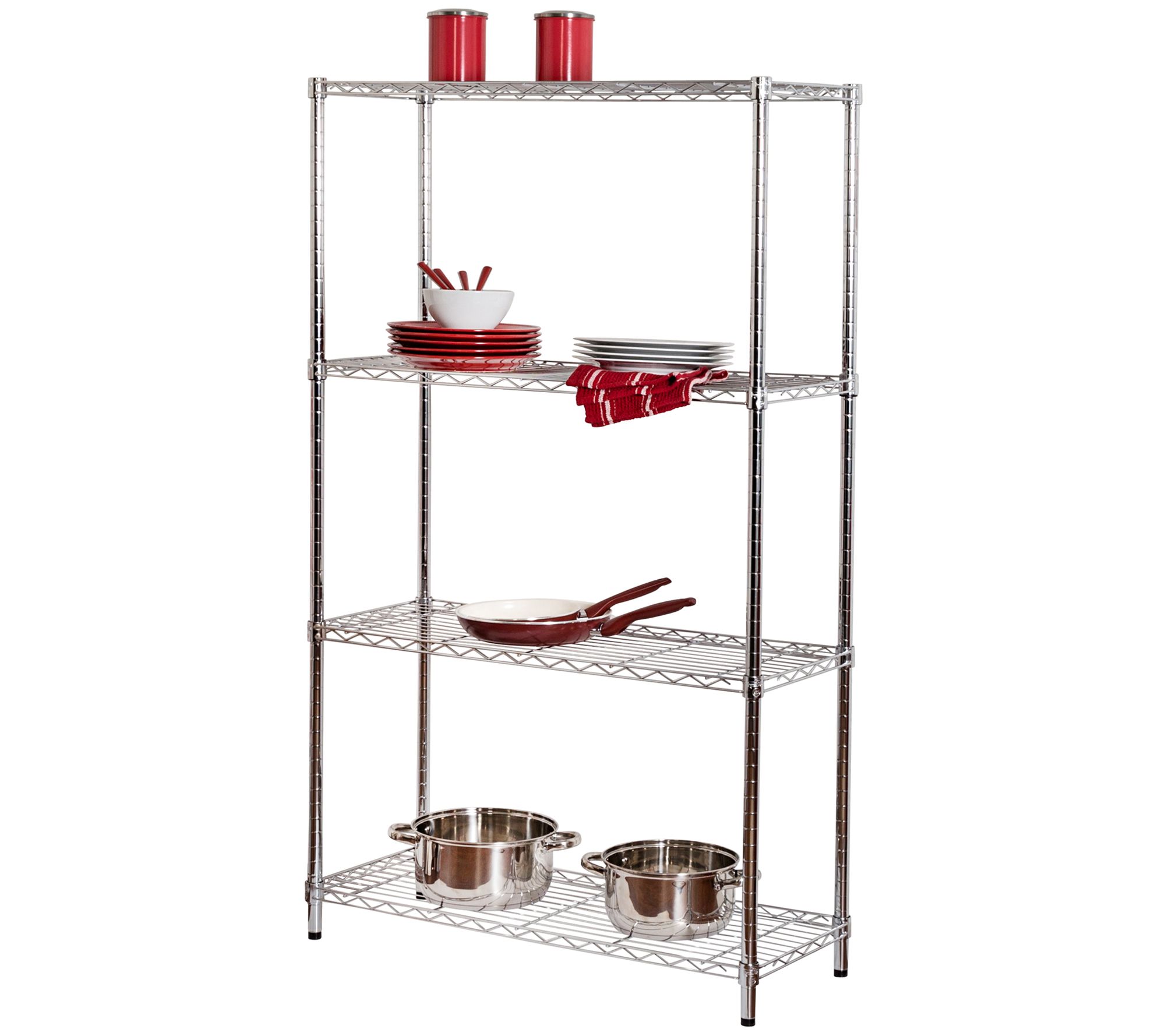HoneyCanDo 4 Tier Heavy Duty Shelving Unit 0lb