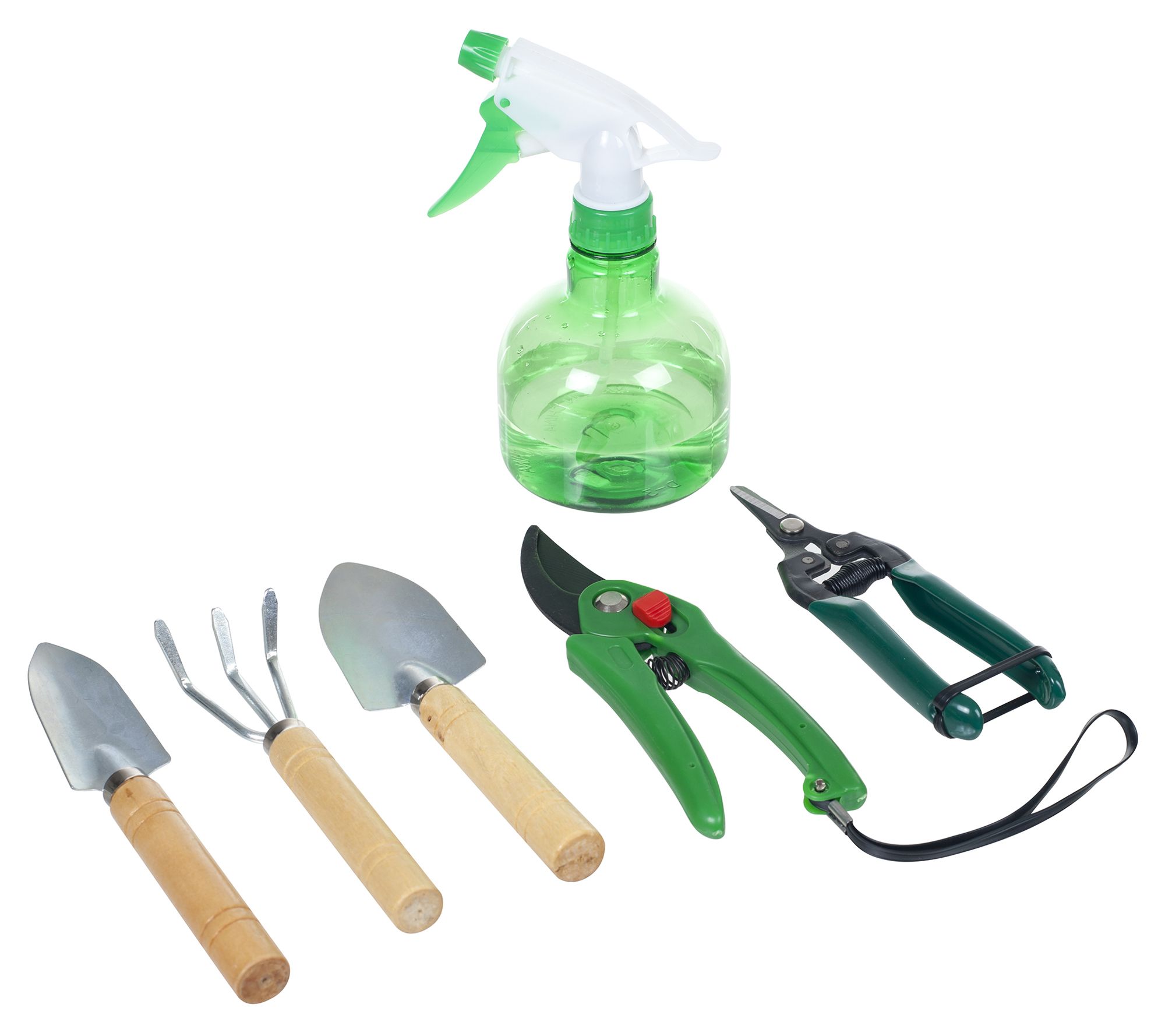 Nature Spring 7-Piece Mini Gardening Tool Set and Carrying Bag