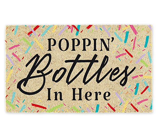 Design Imports Poppin' Bottles 17" x 29"  Doormat