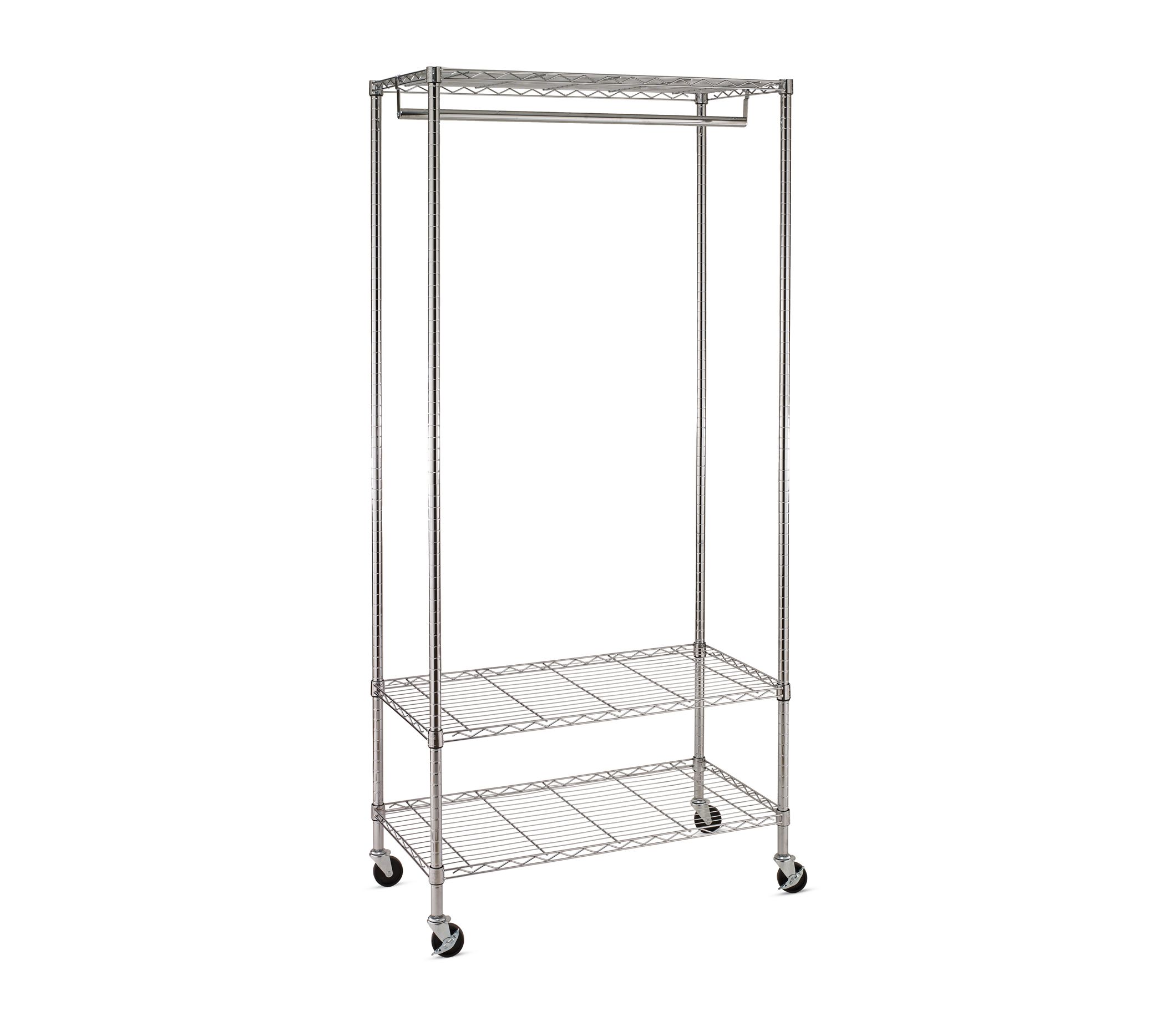 HoneyCanDo 3Shelf Deluxe Garment Rack