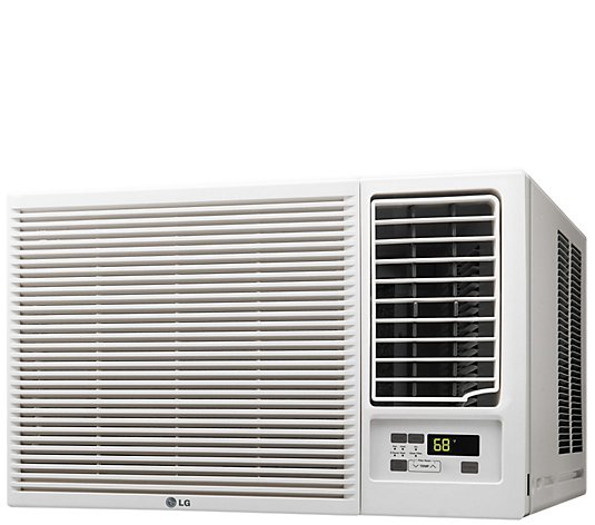 LG 18,000 BTU 230V Window-Mounted Air Conditioner with Heat