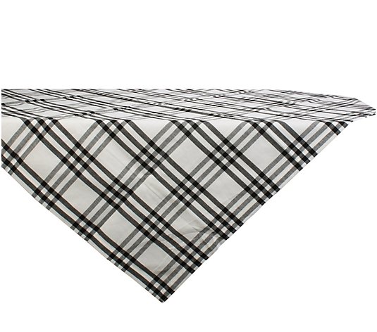 Design Imports Homestead Plaid Table Topper 40"x 40"