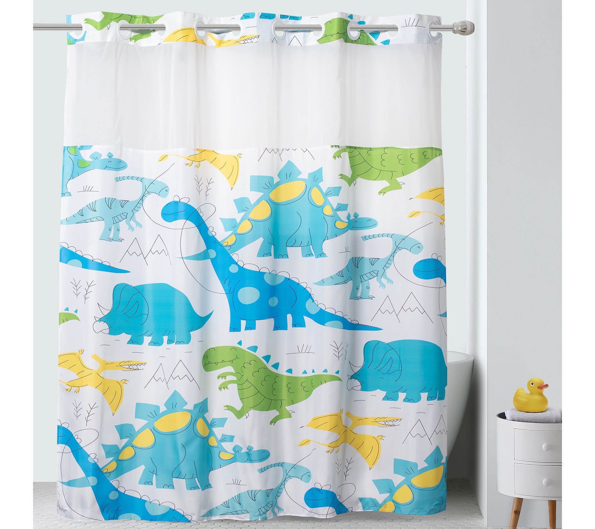 Hookless Shower Curtain For Kids, Qvc Shower Curtains