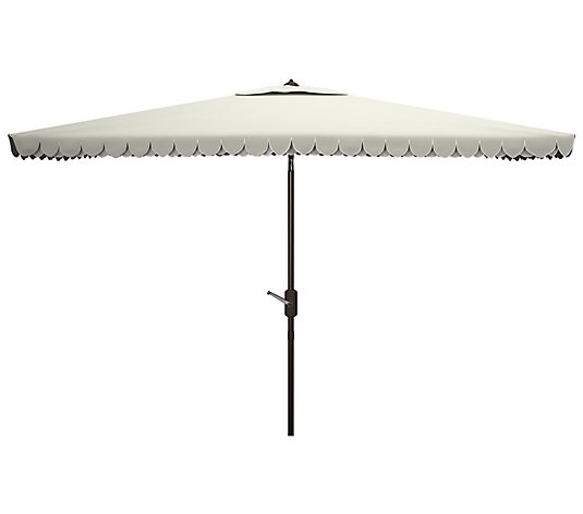 Elegant Valance 6.5' x 10' Rectangle Umbrella by Safavieh