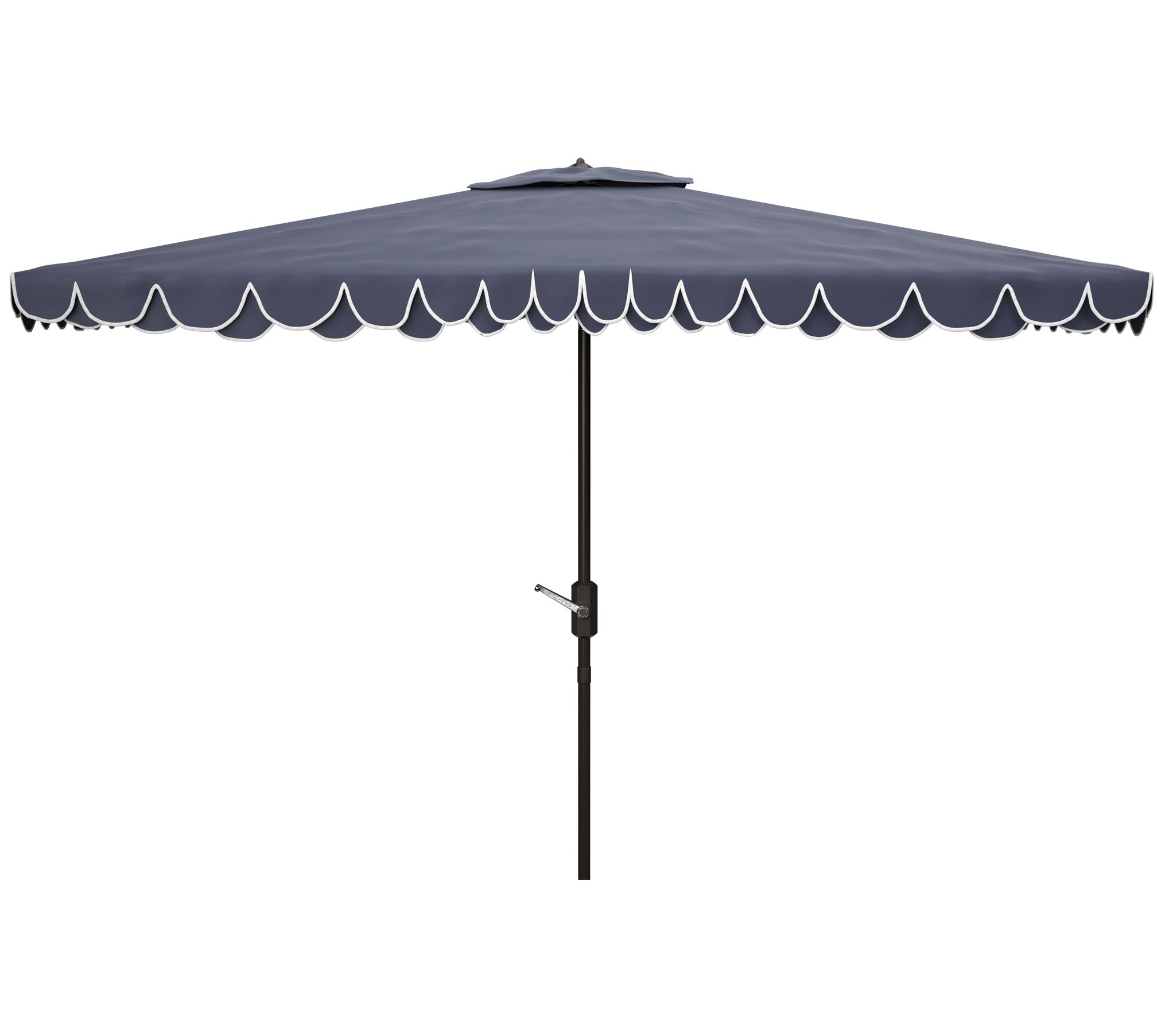 Elegant Valance 6.5' x 10' Rectangle Umbrella by Safavieh