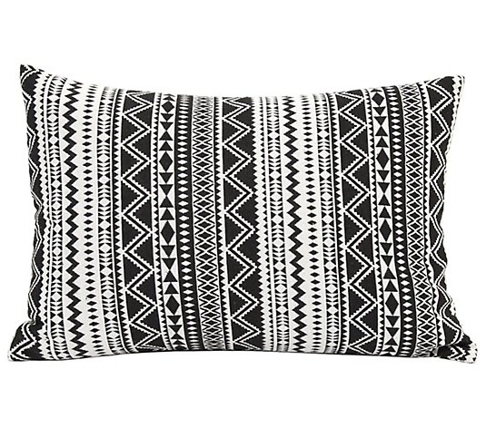Stratton Home Decor Stripe Lumbar Decorative Pillow