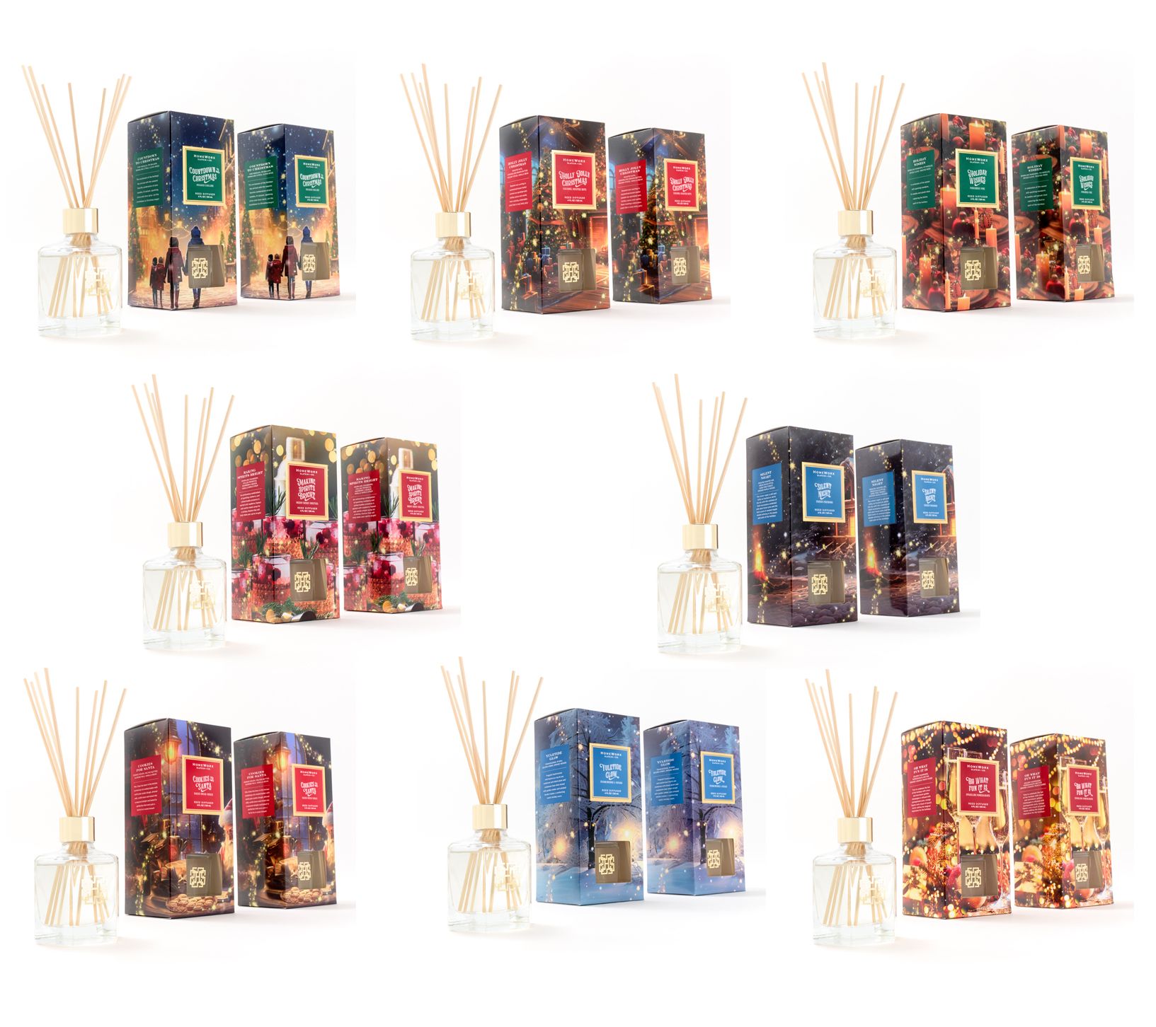 HomeWorx by Slatkin + Co. Set of 2 HarryTales Reed Diffusers