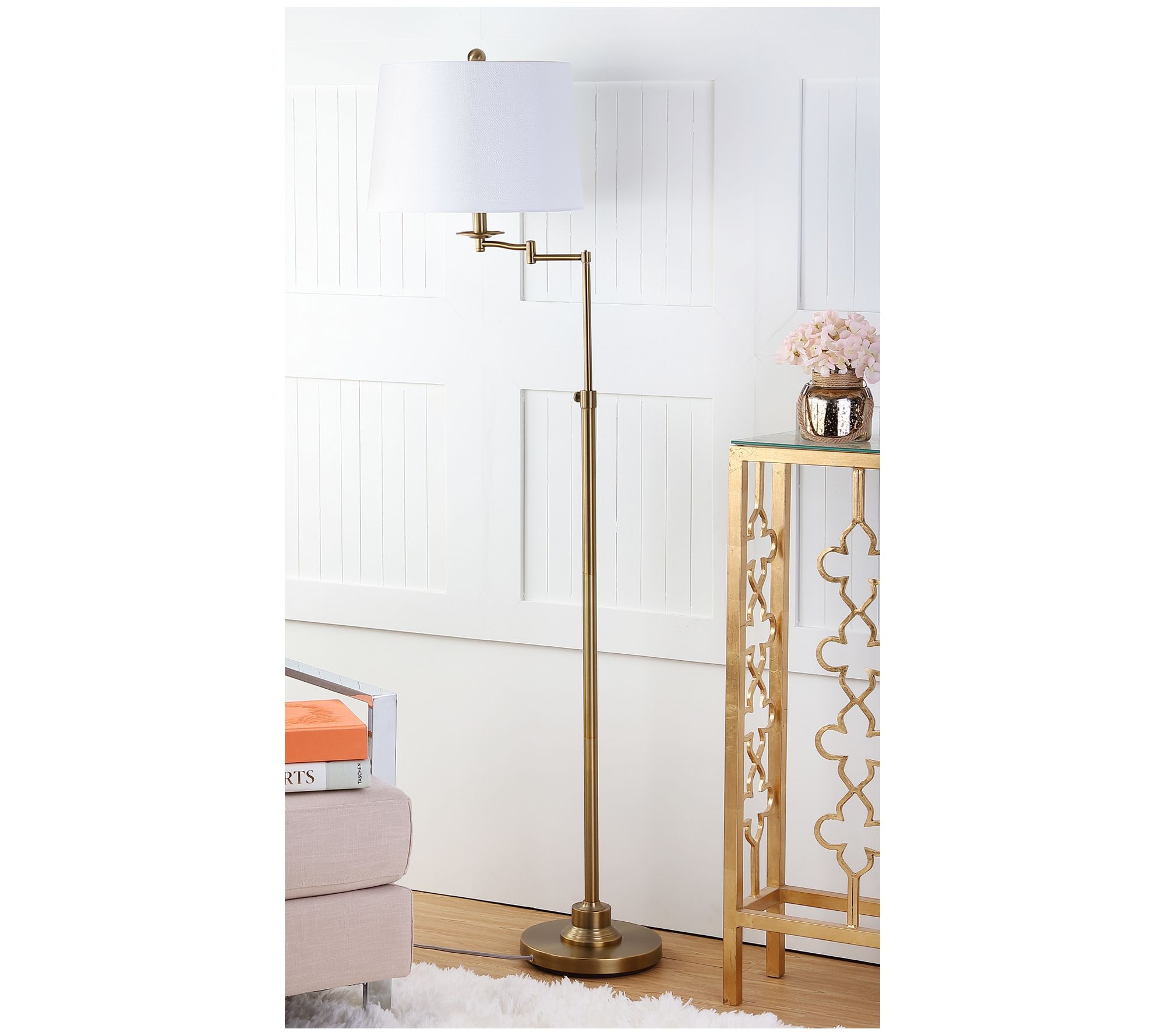 Safavieh Nadia 64.25 Inch H Adjustable Floor Lamp