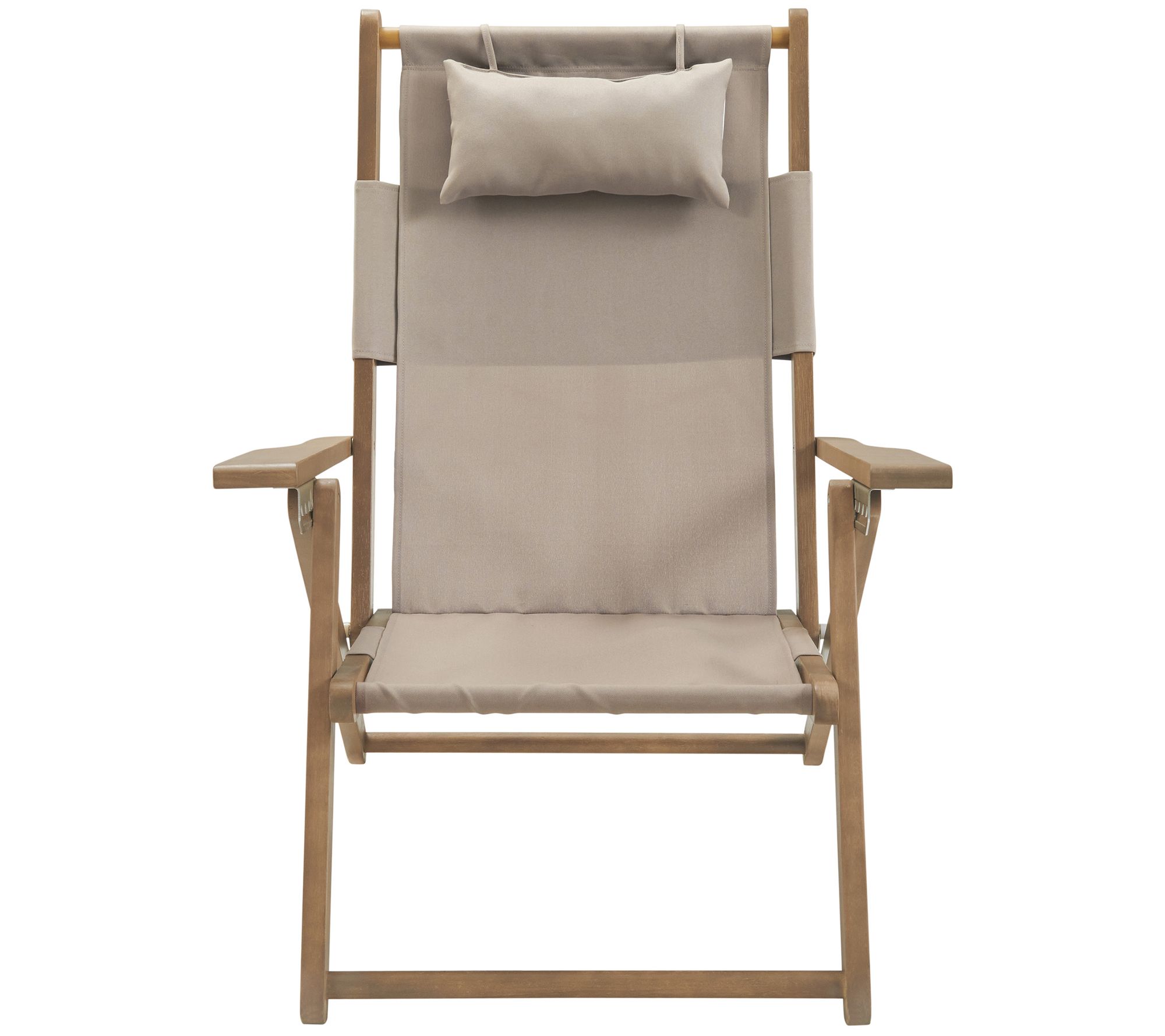 Lavish Home 2 Beach Chairs Outdoor Wood