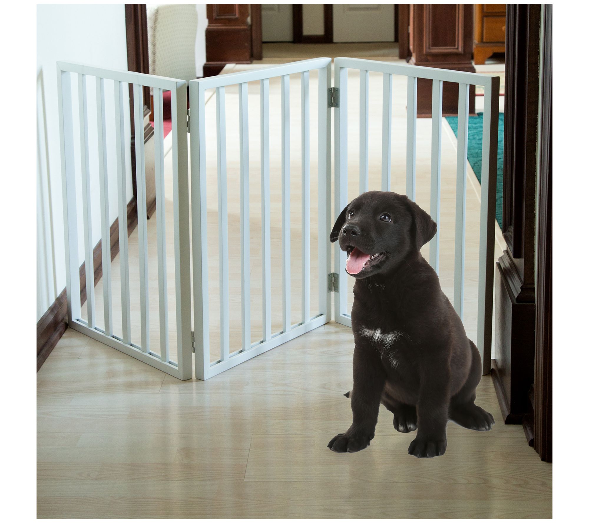 Petmaker Pet Gate 3-Panel 54" Indoor Foldable Fence