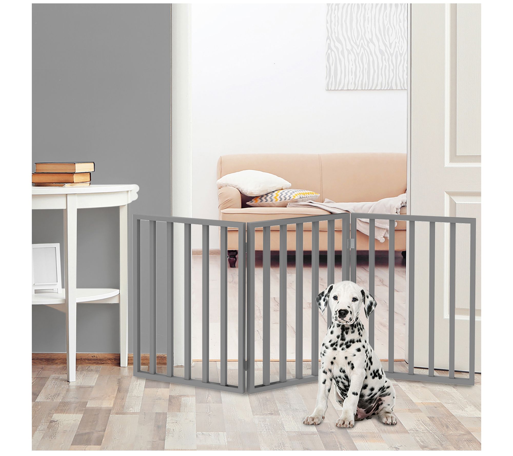 Petmaker Pet Gate 3-Panel 54" Indoor Foldable Fence