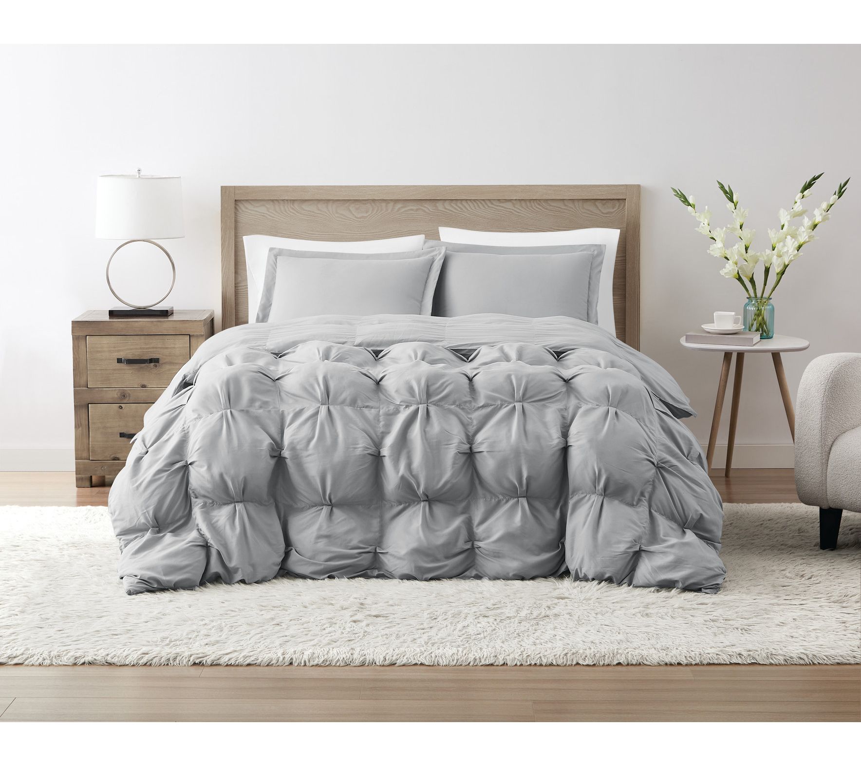 Truly Soft Oversized Puffer Full/Queen 3pc Comforter Set