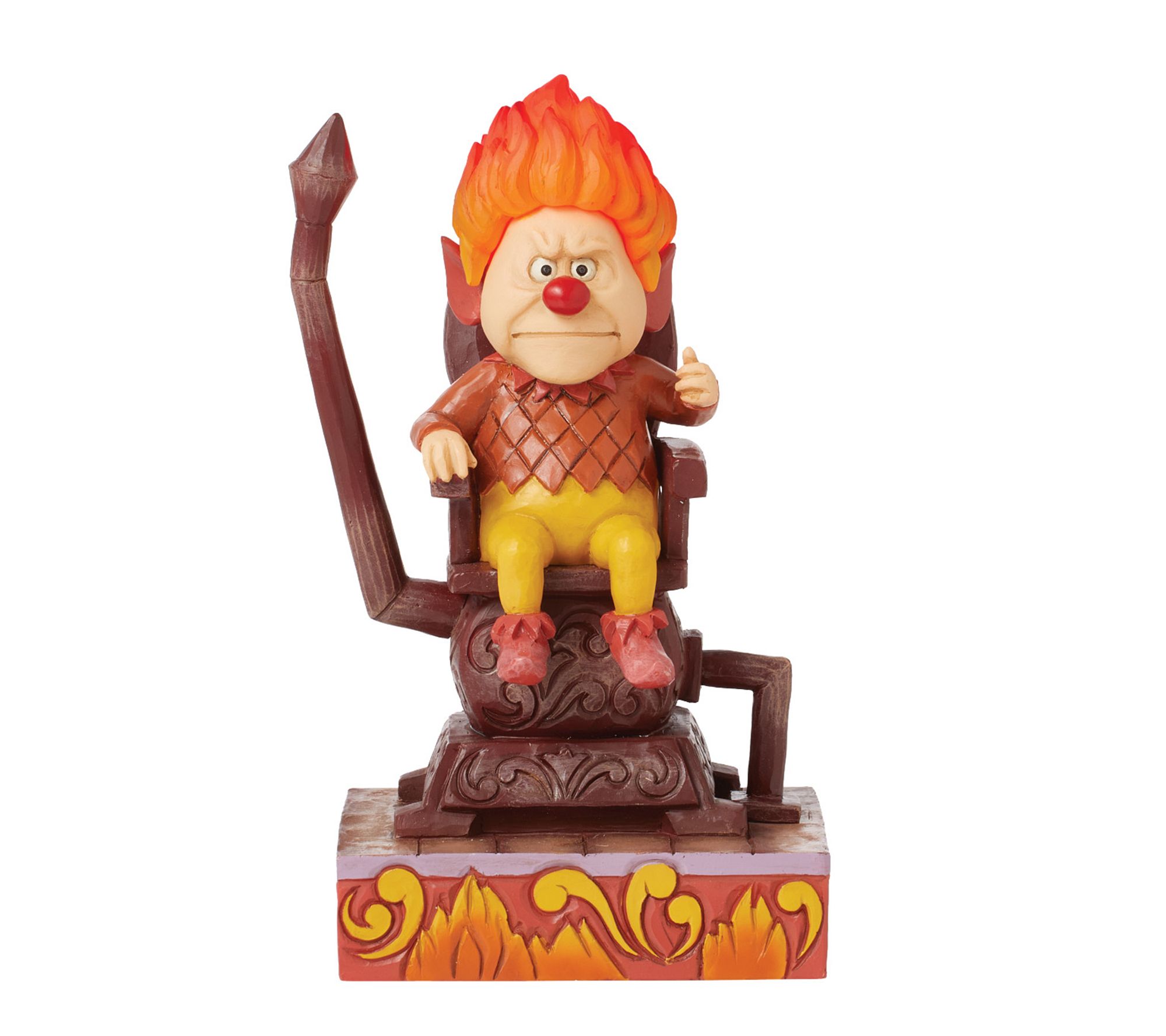 Year Without Santa by Jim Shore Heat Miser Throne Sitting