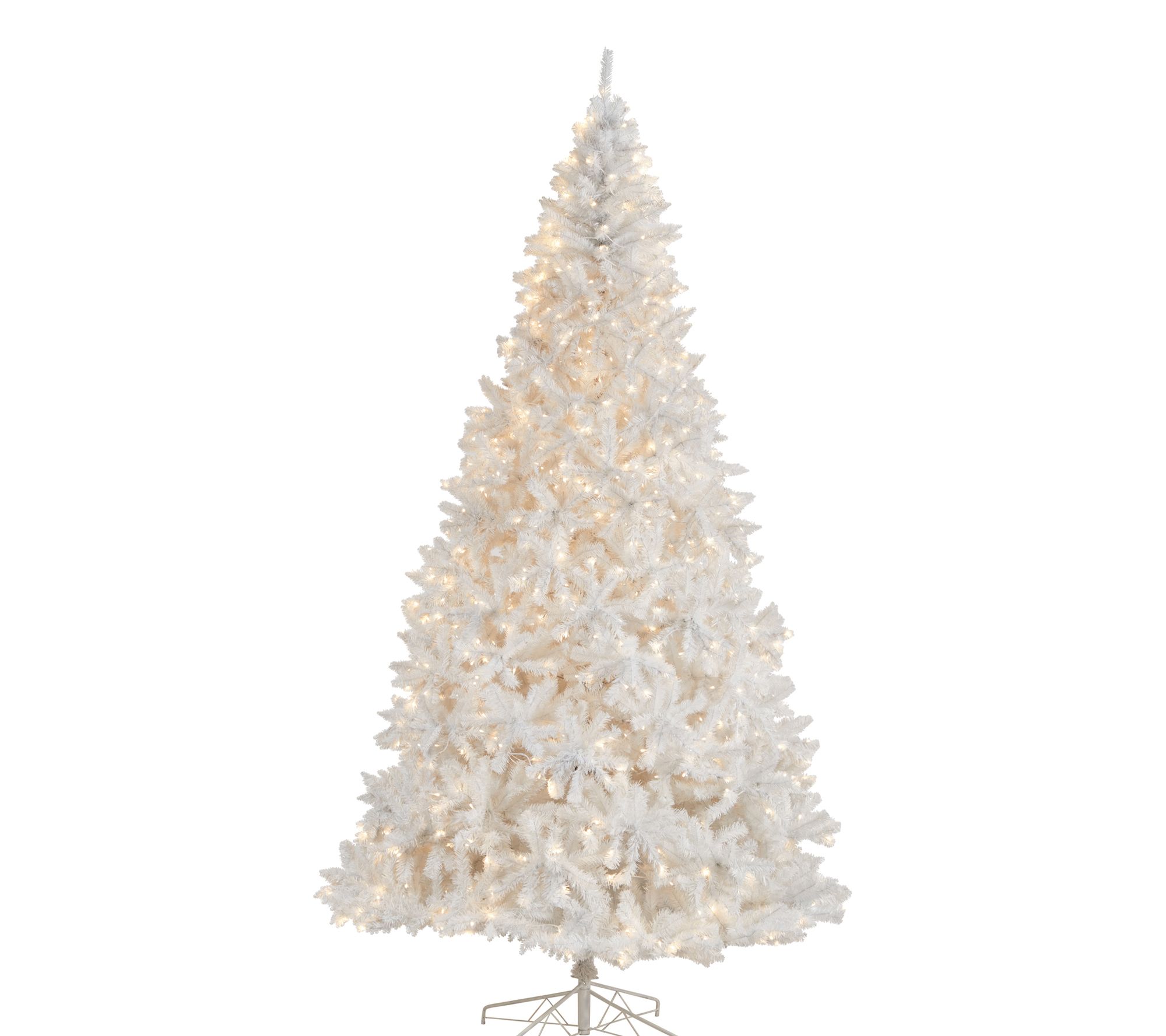 Nearly Natural 11' White Christmas Tree with 1000 LED Lights