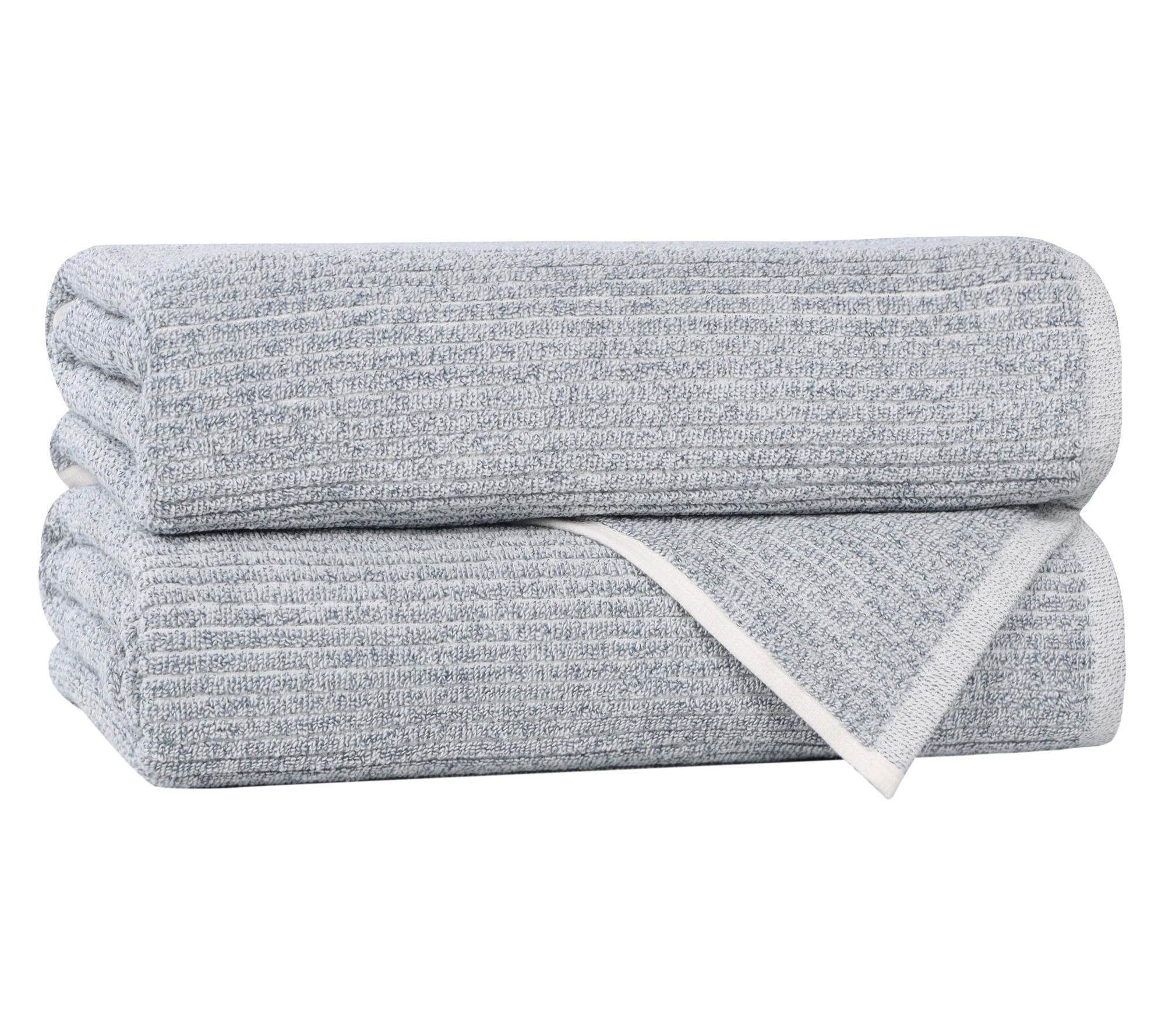 Superior Destin Cotton Blend 2PC Solid Bath Towels
