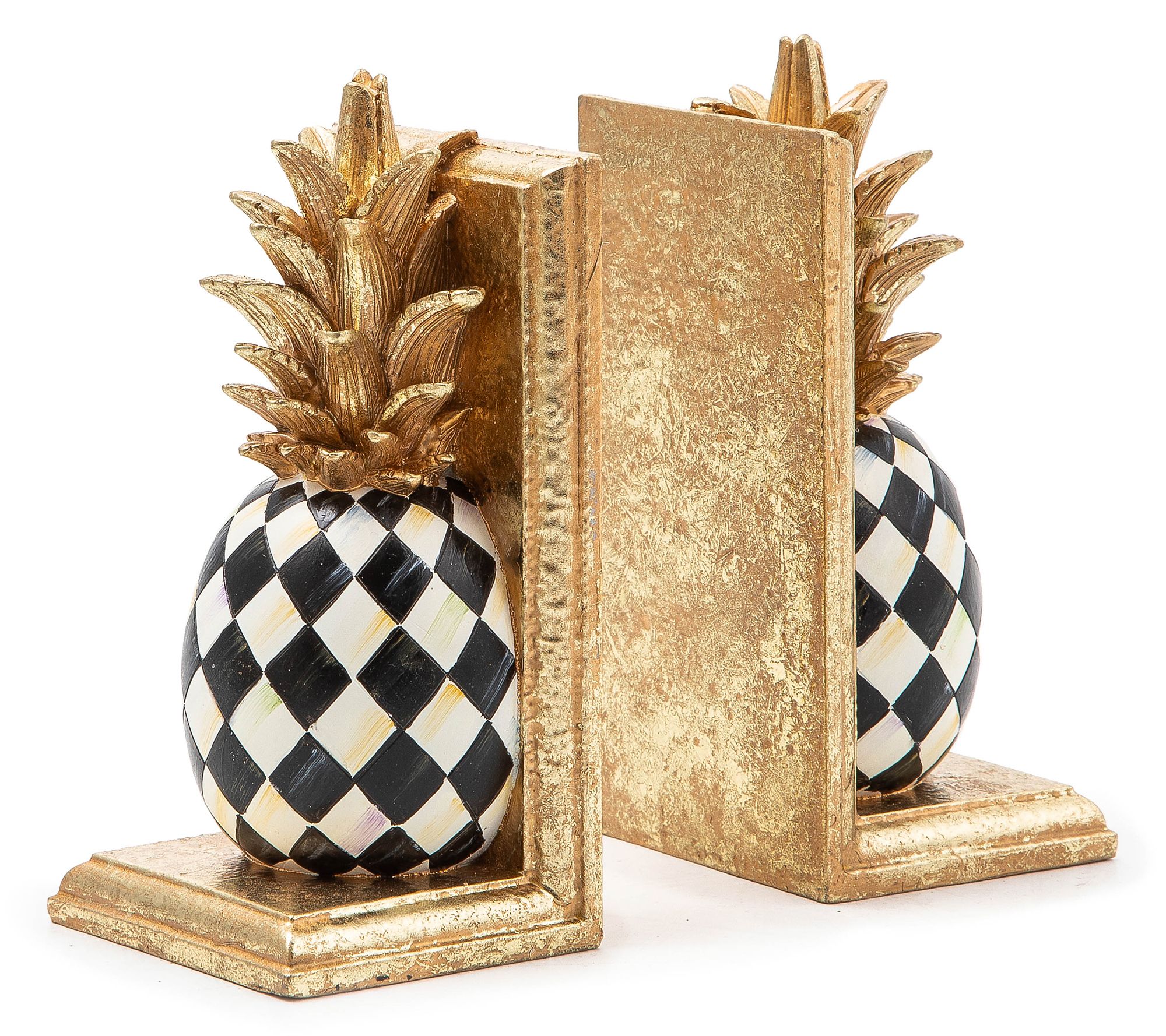 MacKenzie-Childs Pineapple Bookends