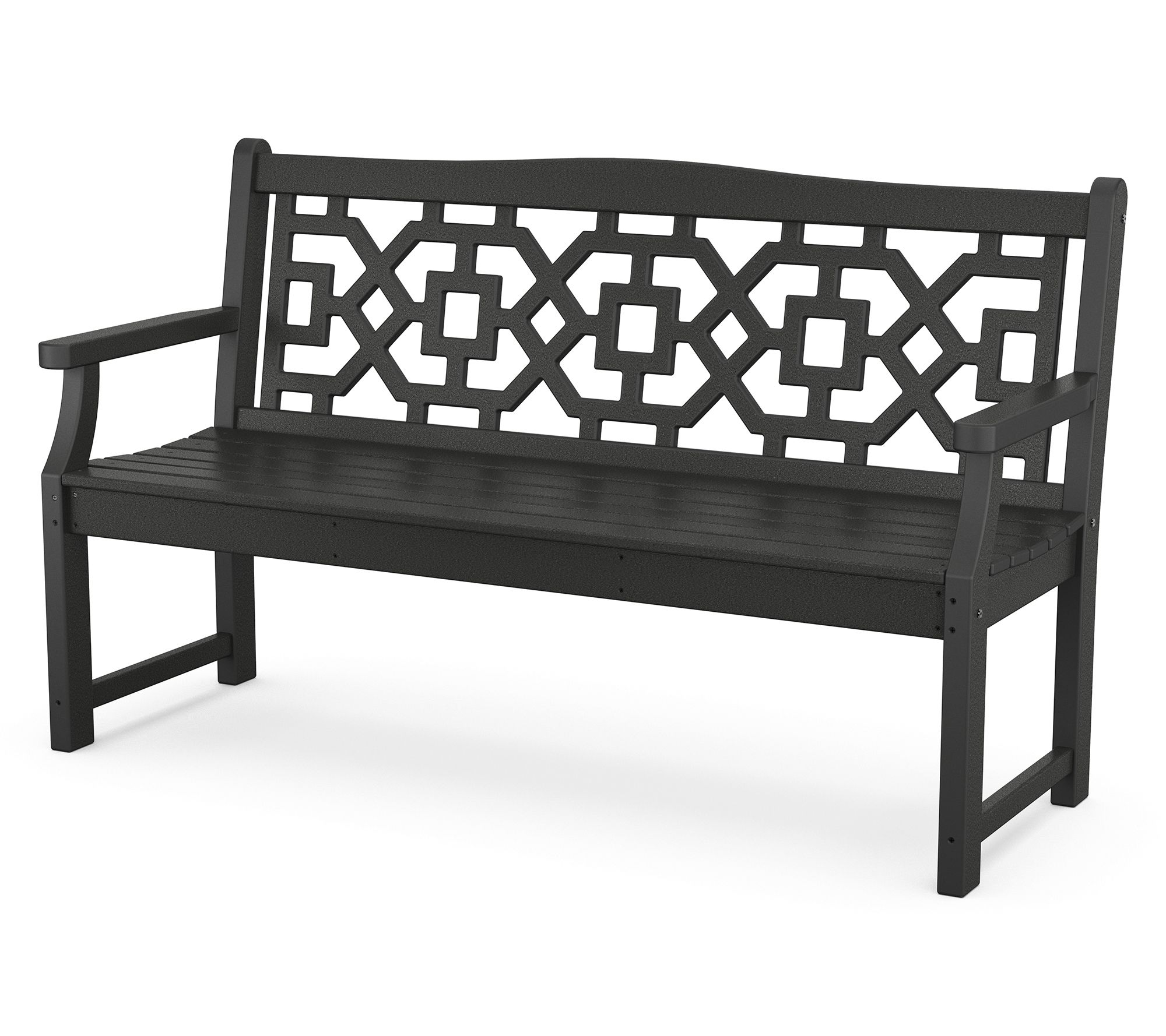 Martha Stewart by POLYWOOD Chi noiserie 60" Ga rden Bench