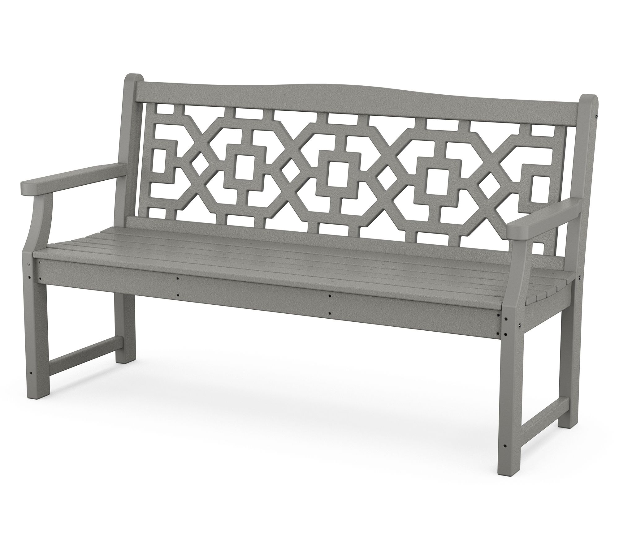 Martha Stewart by POLYWOOD Chi noiserie 60" Ga rden Bench