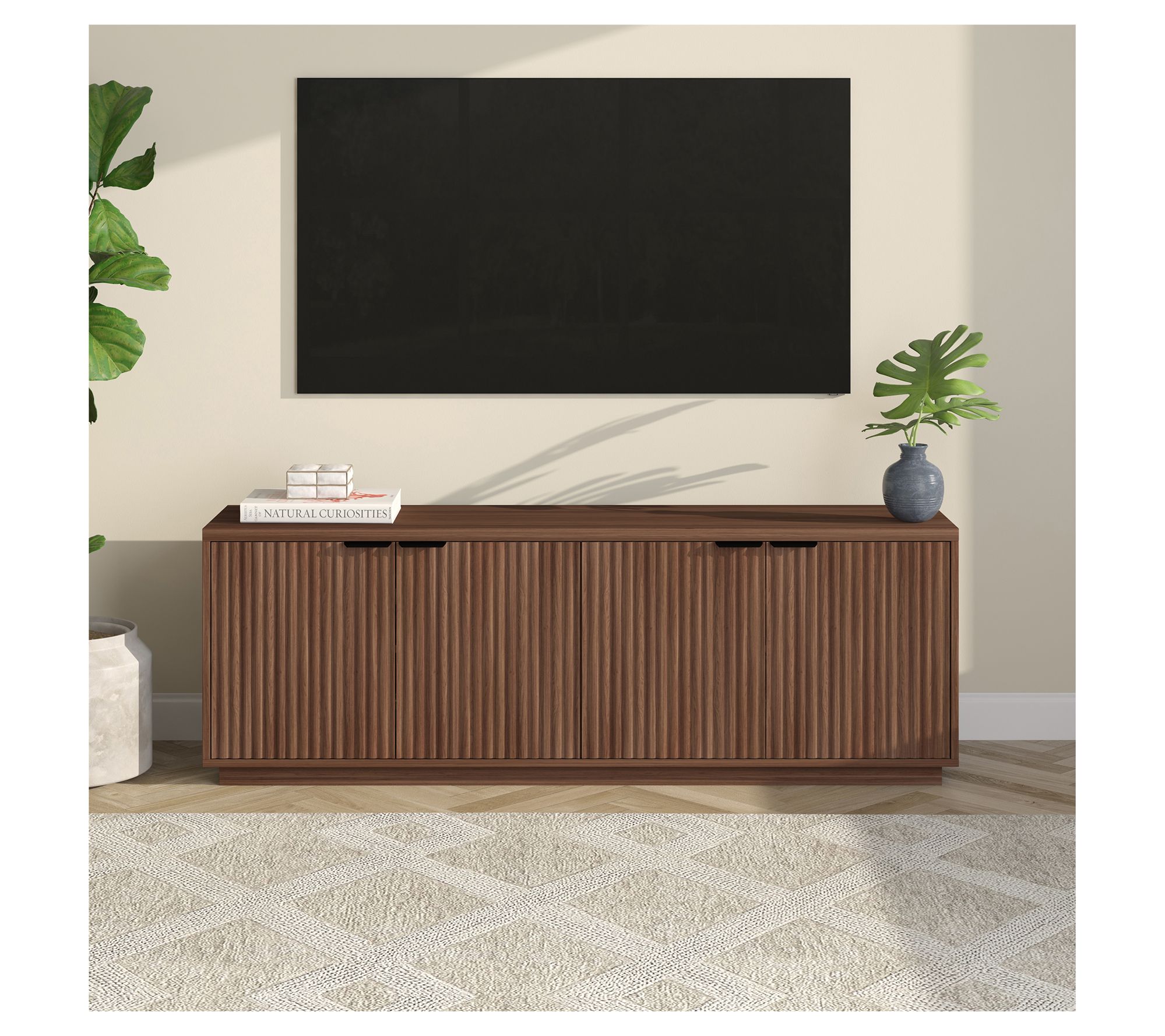 Hudson&Canal Mansfield TV Stand for TV's up to78"