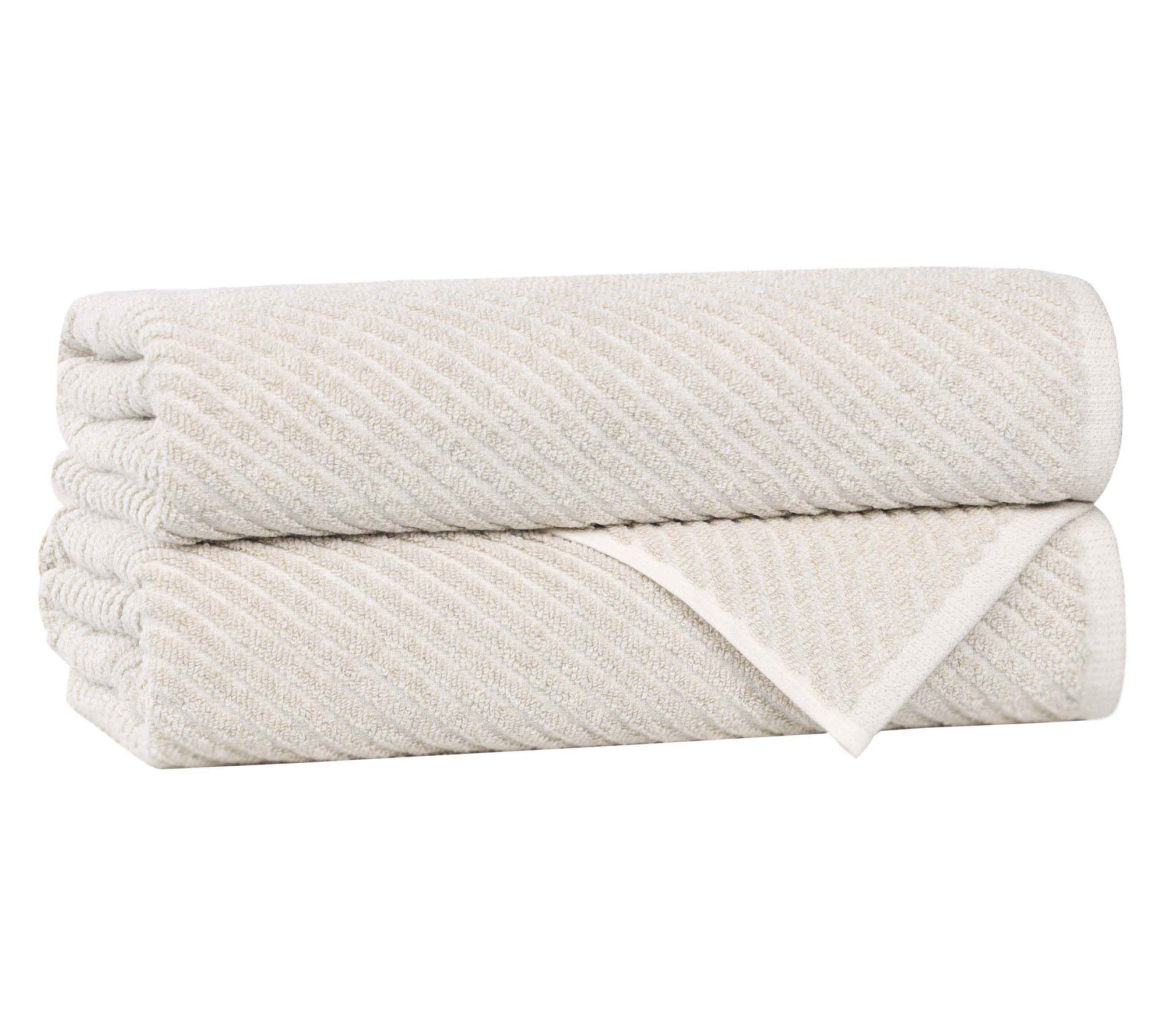 Superior Amelia Viscose Cotton Blend 2-Piece Bath Towel Set