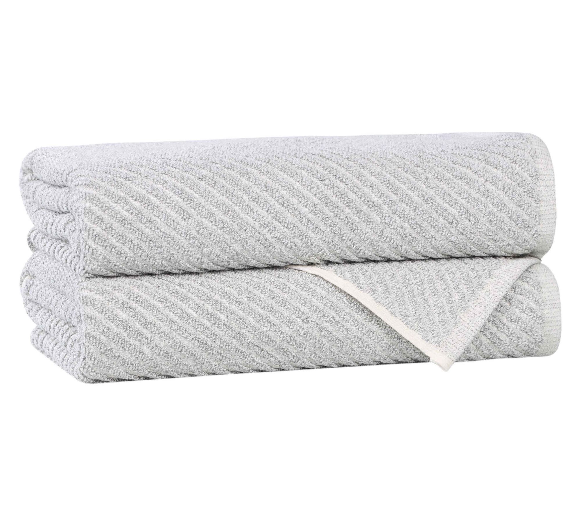 Superior Amelia Viscose Cotton Blend 2-Piece Bath Towel Set
