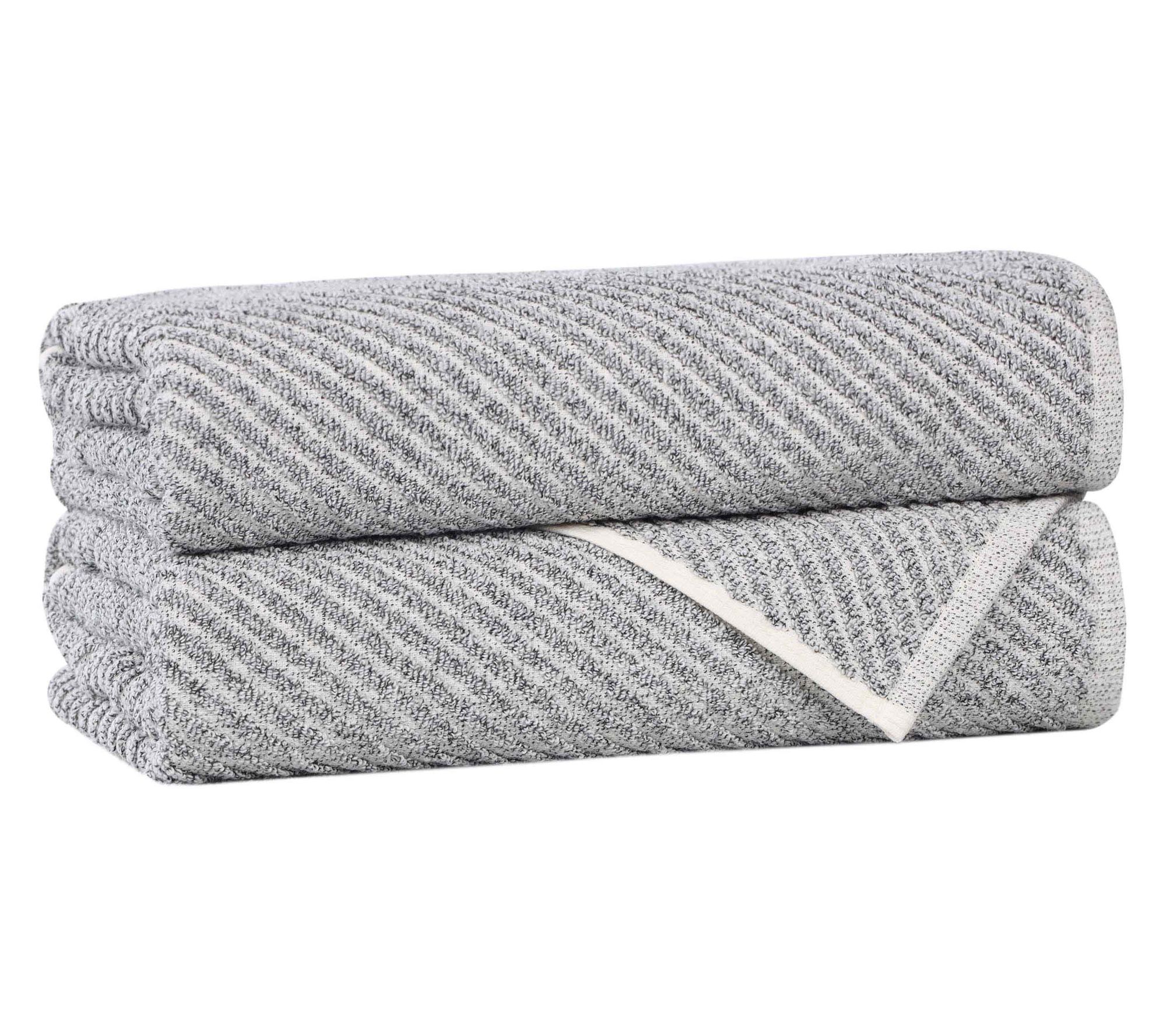 Superior Amelia Viscose Cotton Blend 2-Piece Bath Towel Set