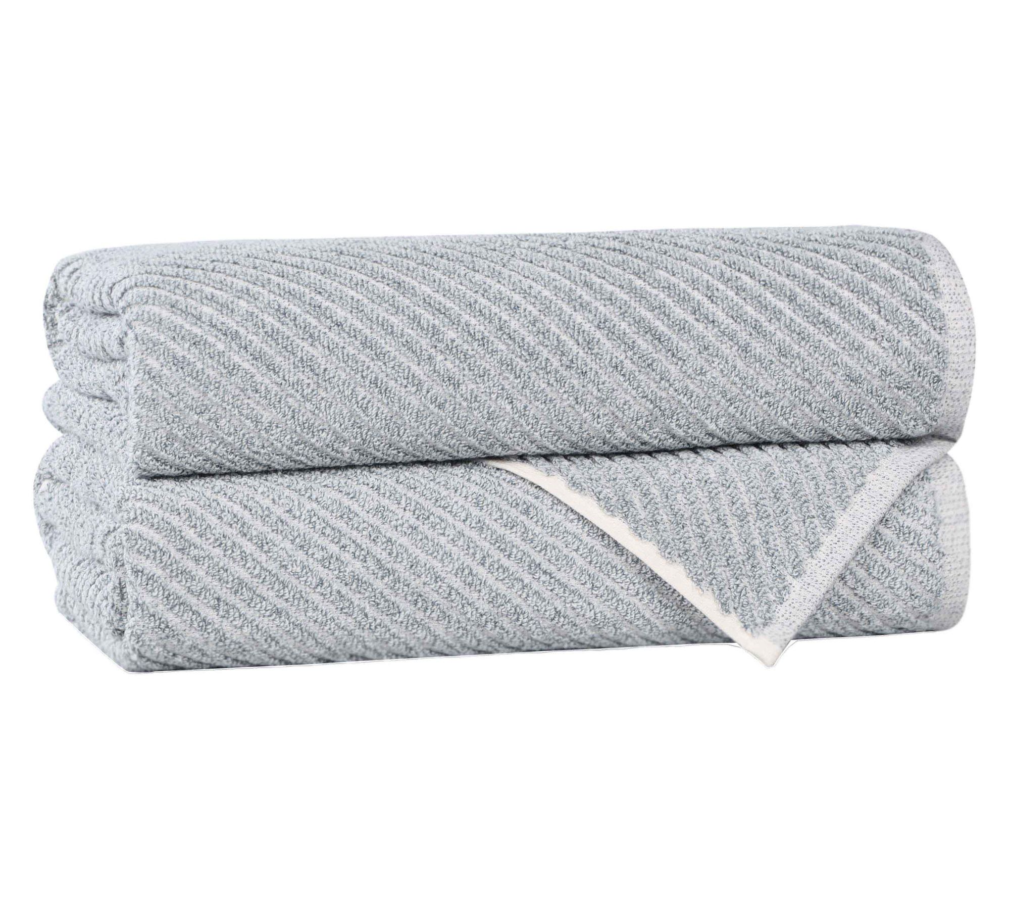 Superior Amelia Viscose Cotton Blend 2-Piece Bath Towel Set