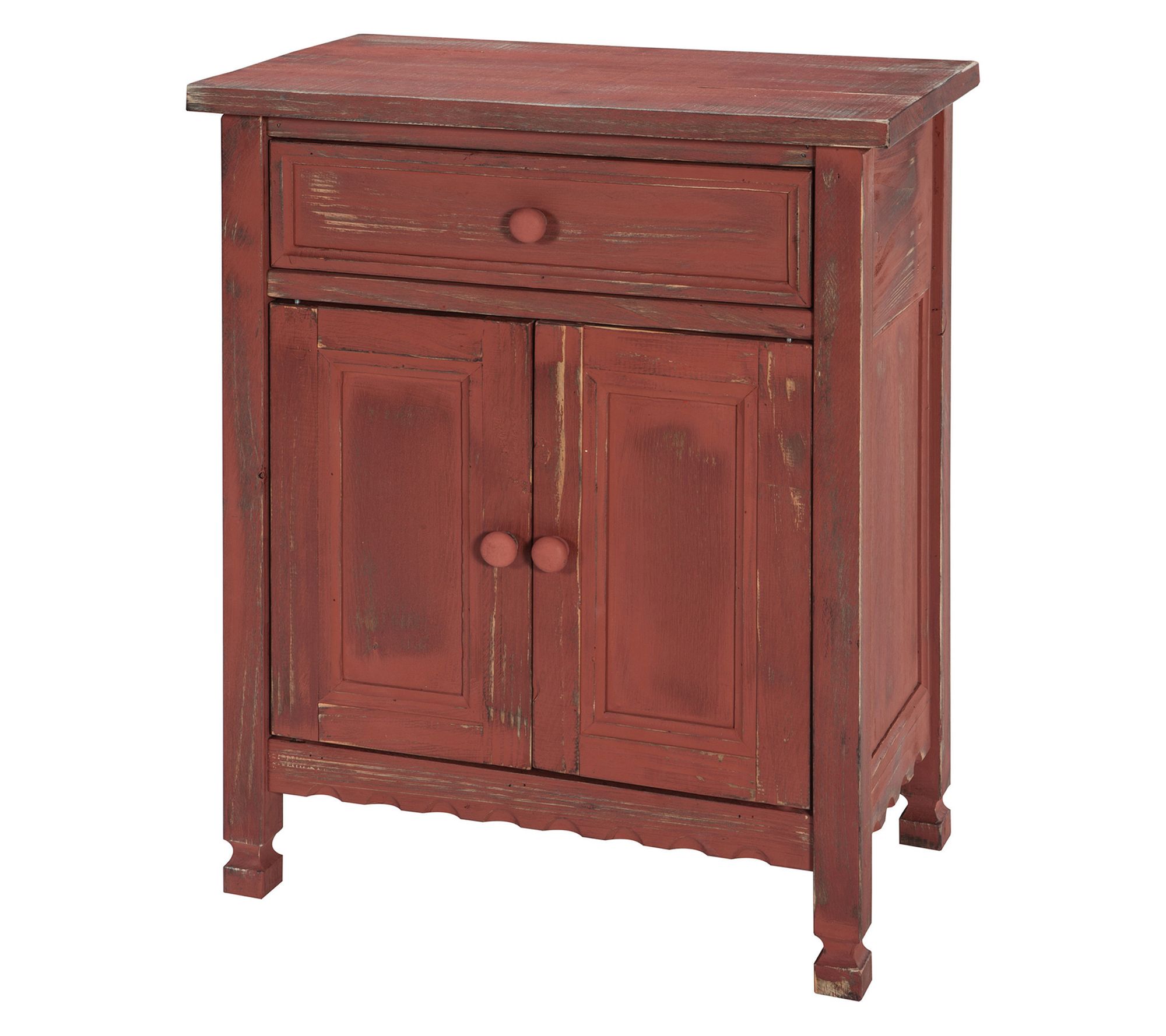 Alaterre Furniture Rustic Cottage Accent Cabine t Double Doors